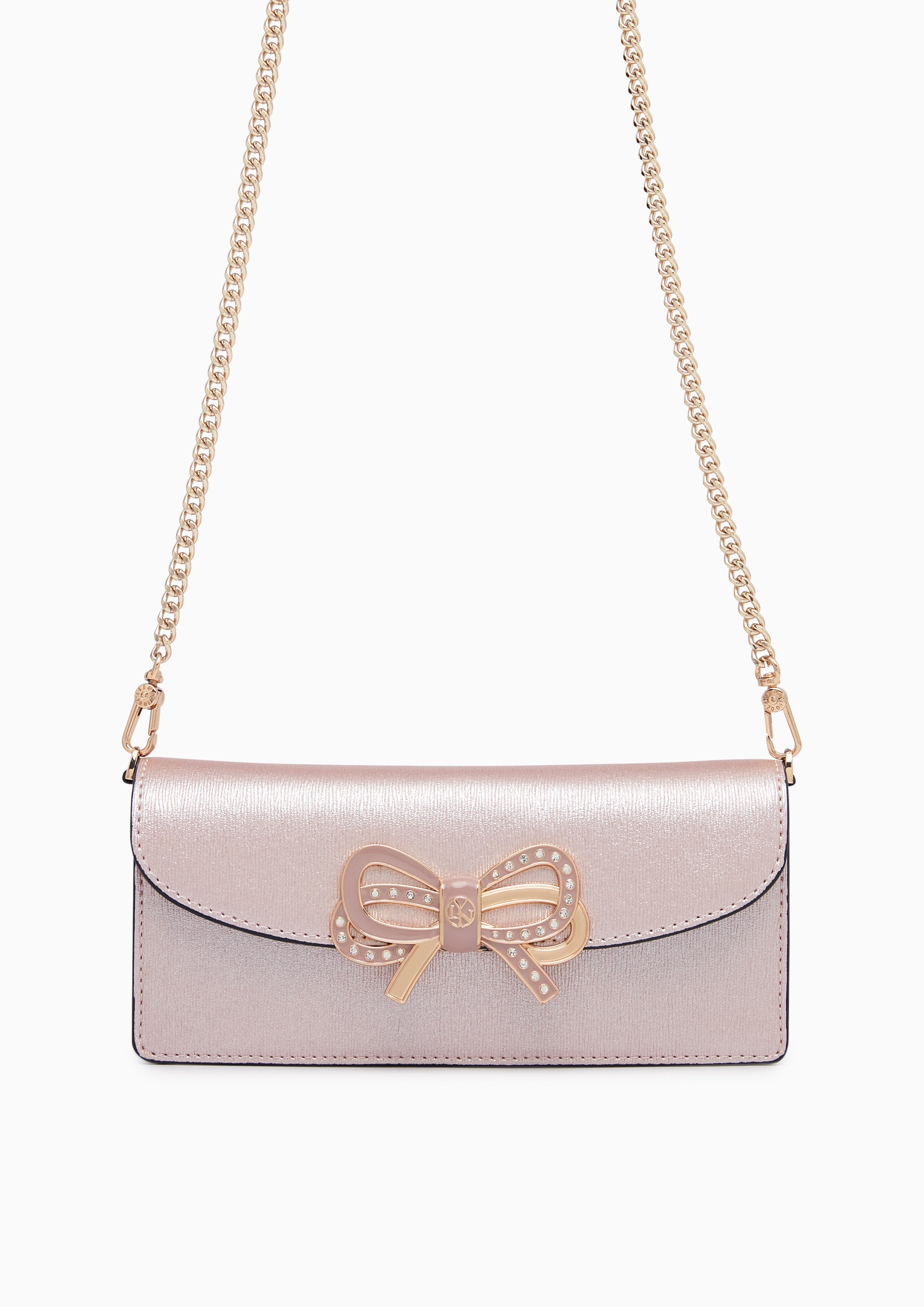 Minnie S Clutch Glitter Pink