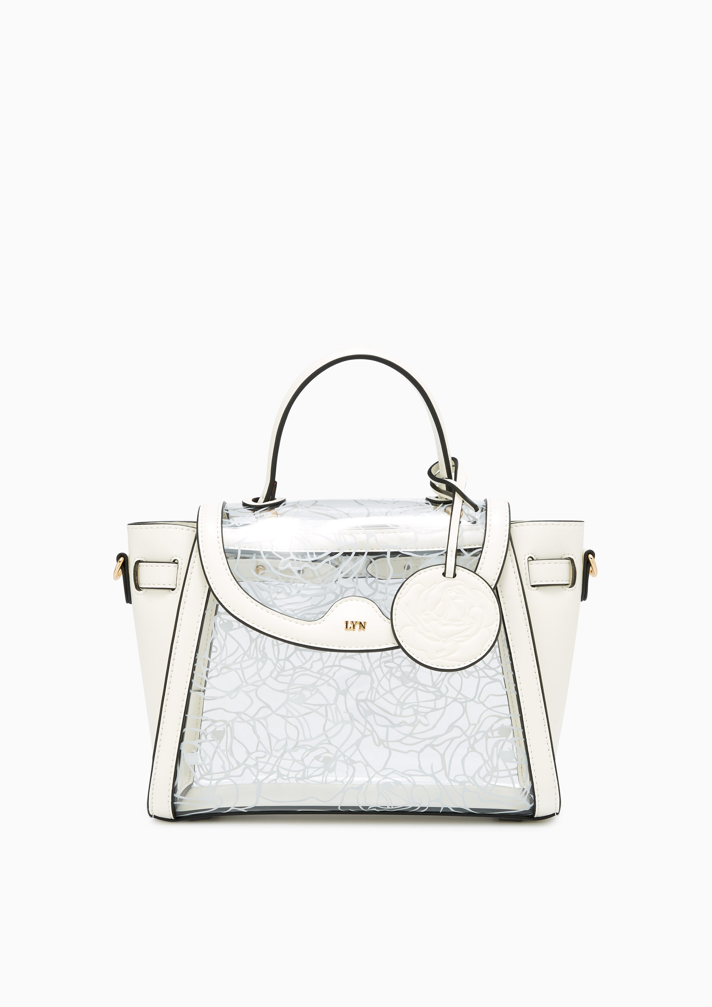 Delora Top Handbag White