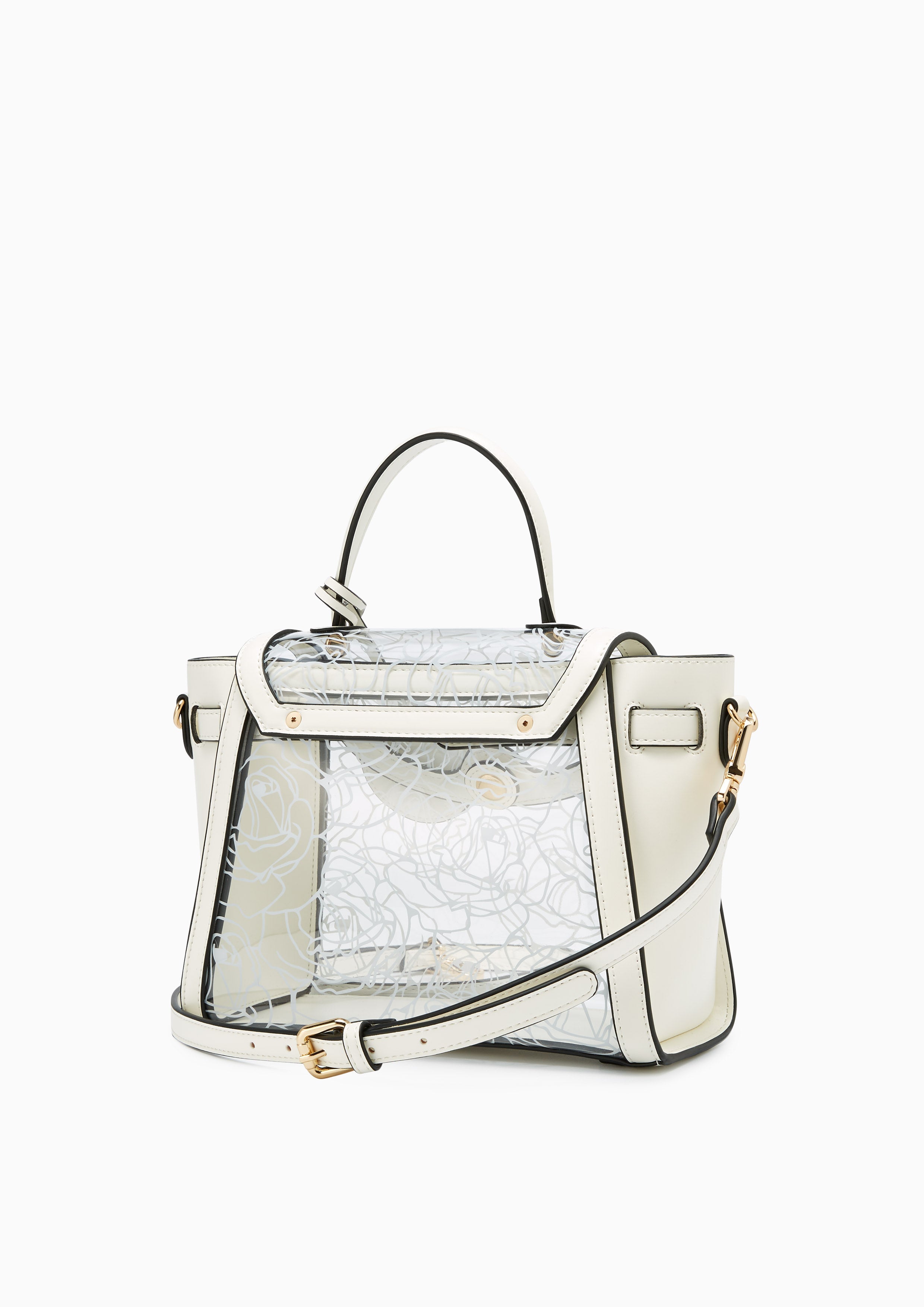 Delora Top Handbag White