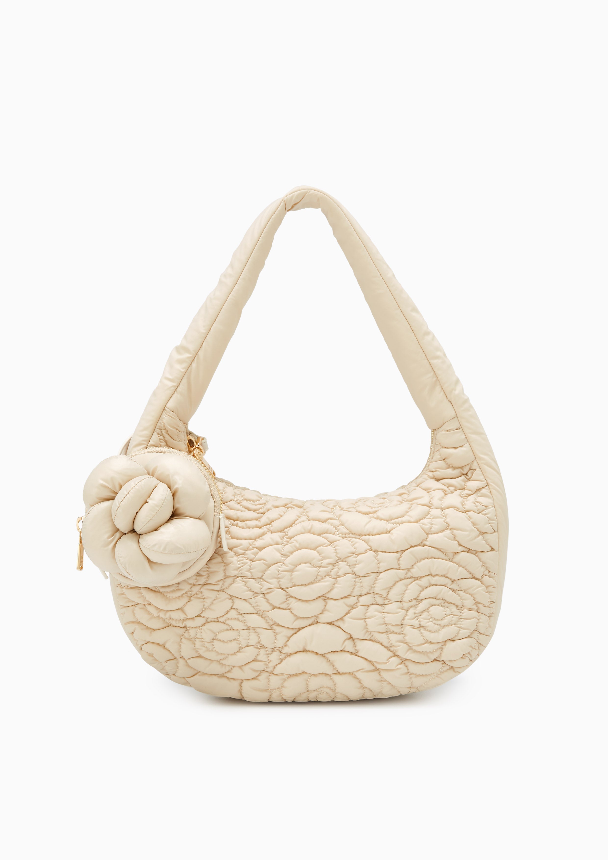 Rosemarie Medium Quilted Crossbodybag Ivory