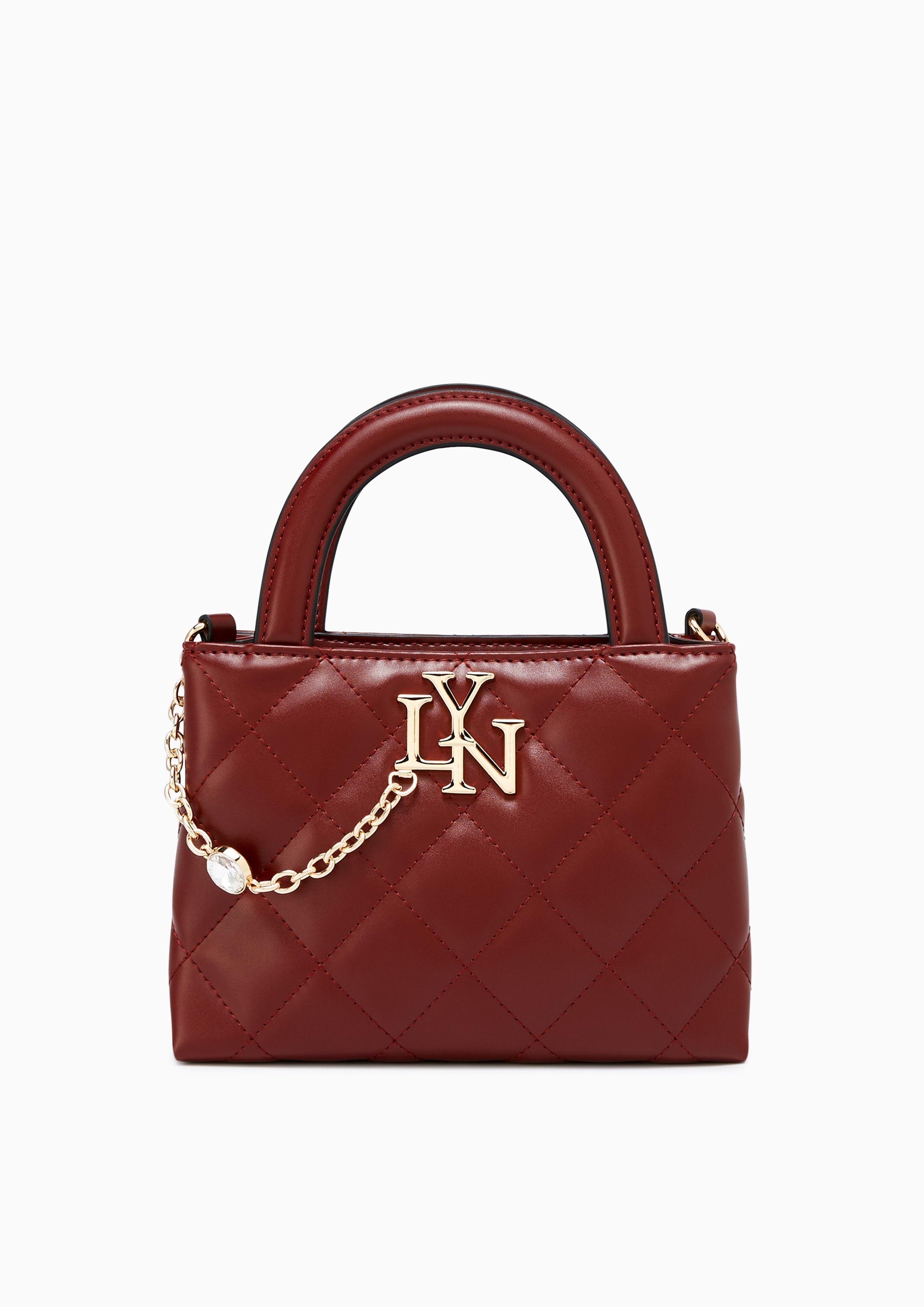 Antoinette Handbag Dark Red