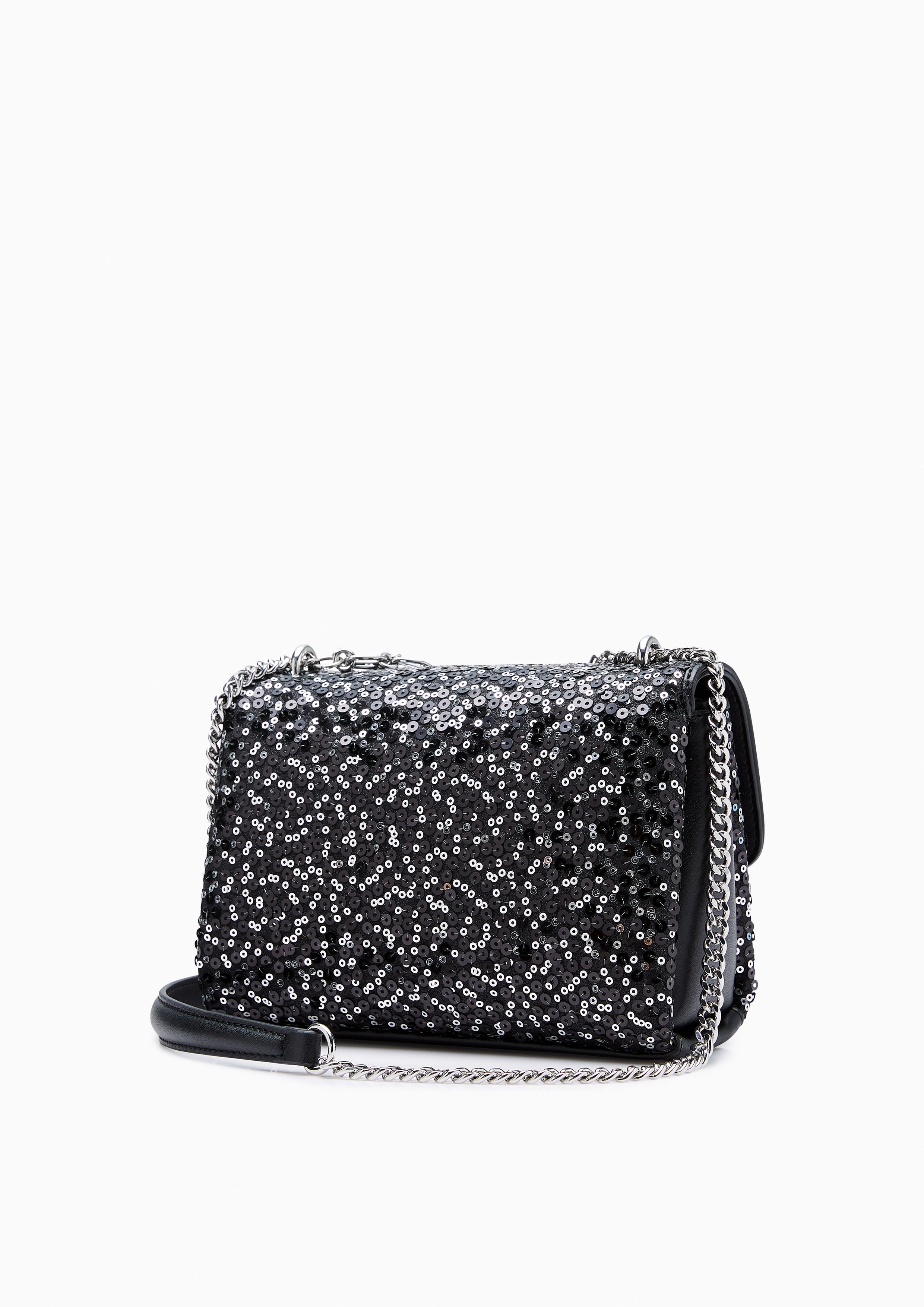 Serena Ii Sequin Crossbodybag Black