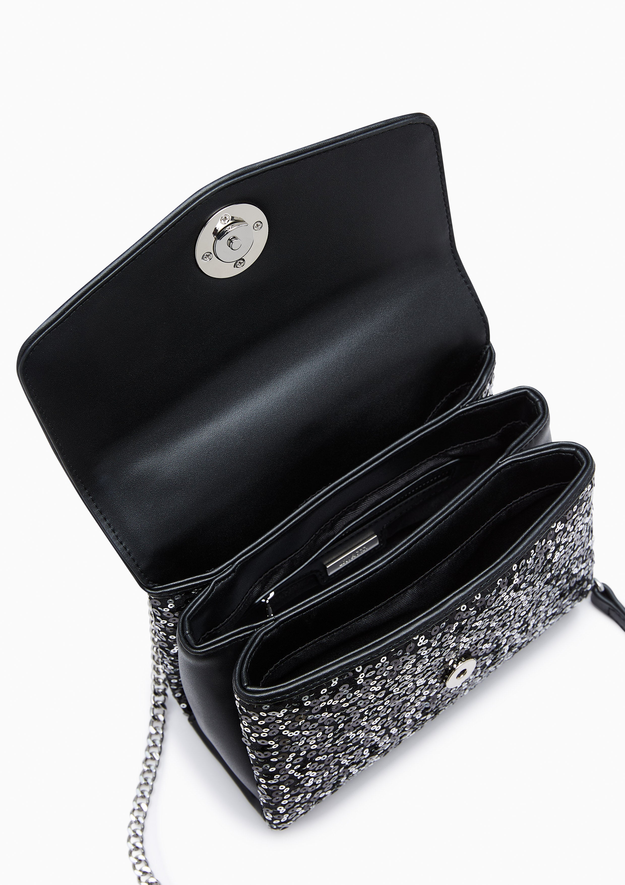 Serena Ii Sequin Crossbodybag Black