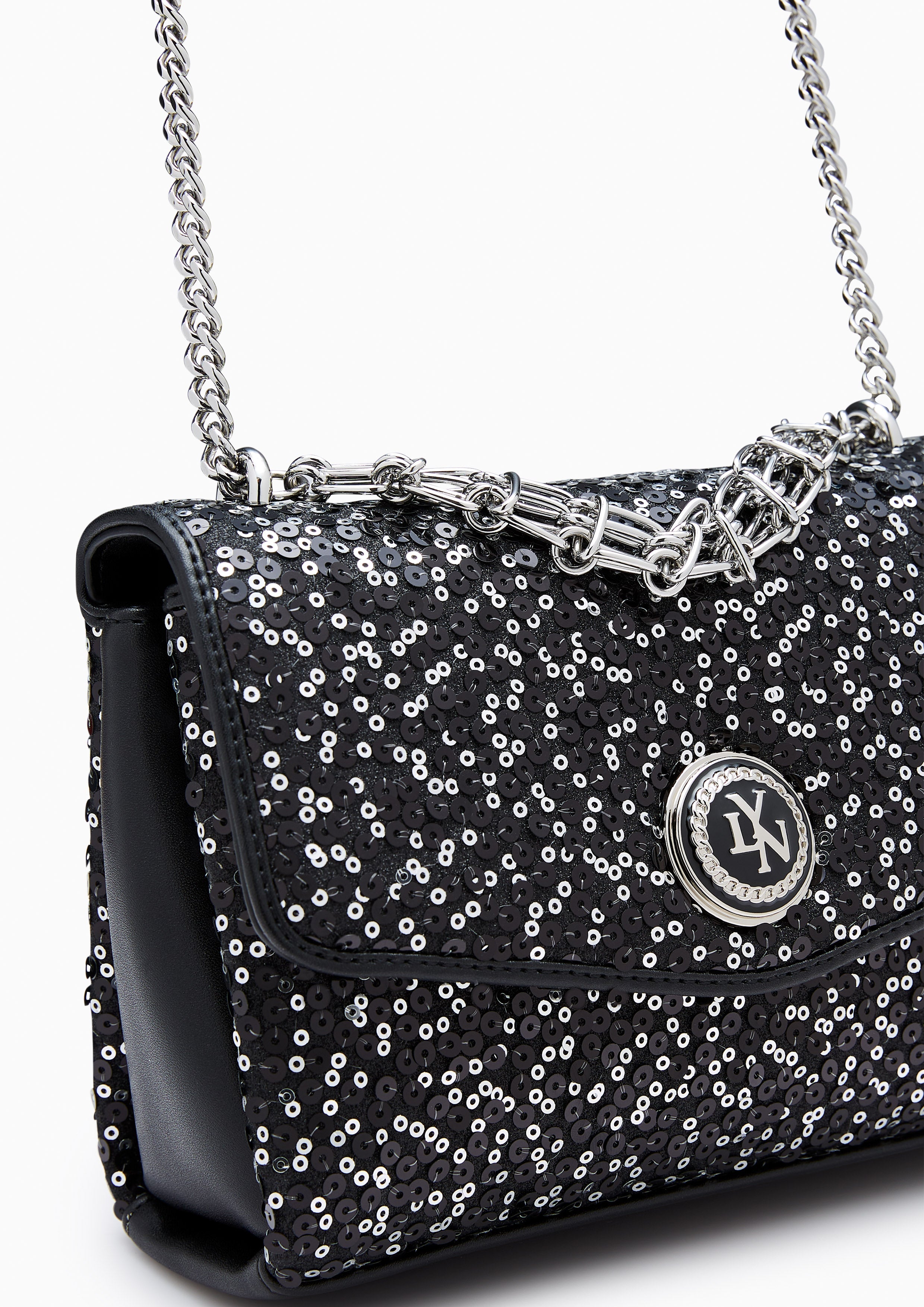 Serena Ii Sequin Crossbodybag Black