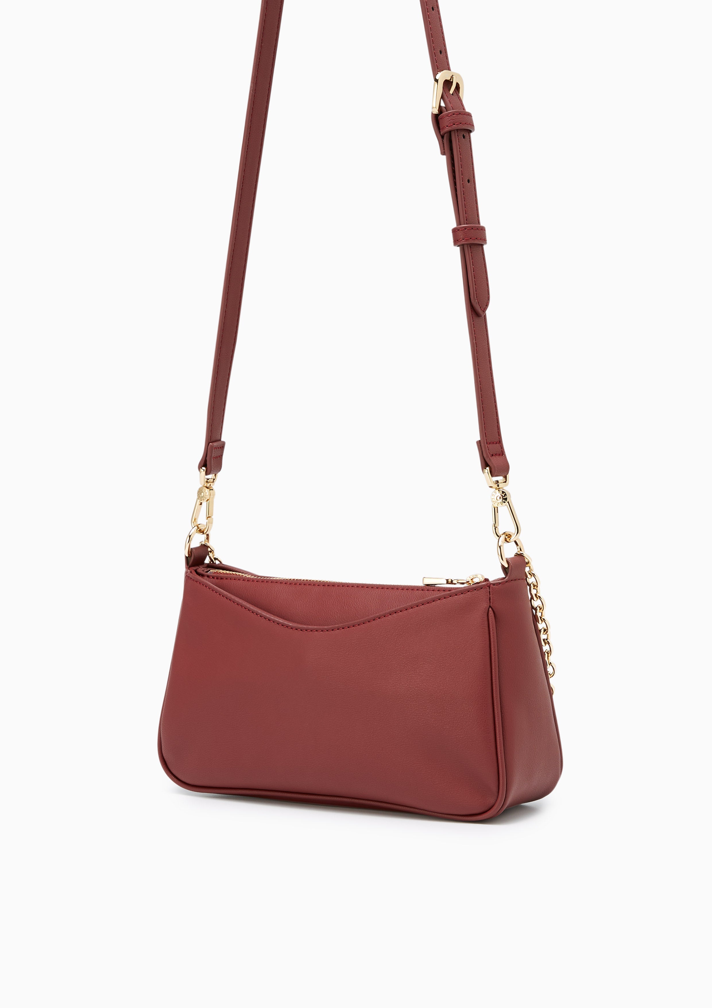 Phalos S Shoulder Bag Dark Red