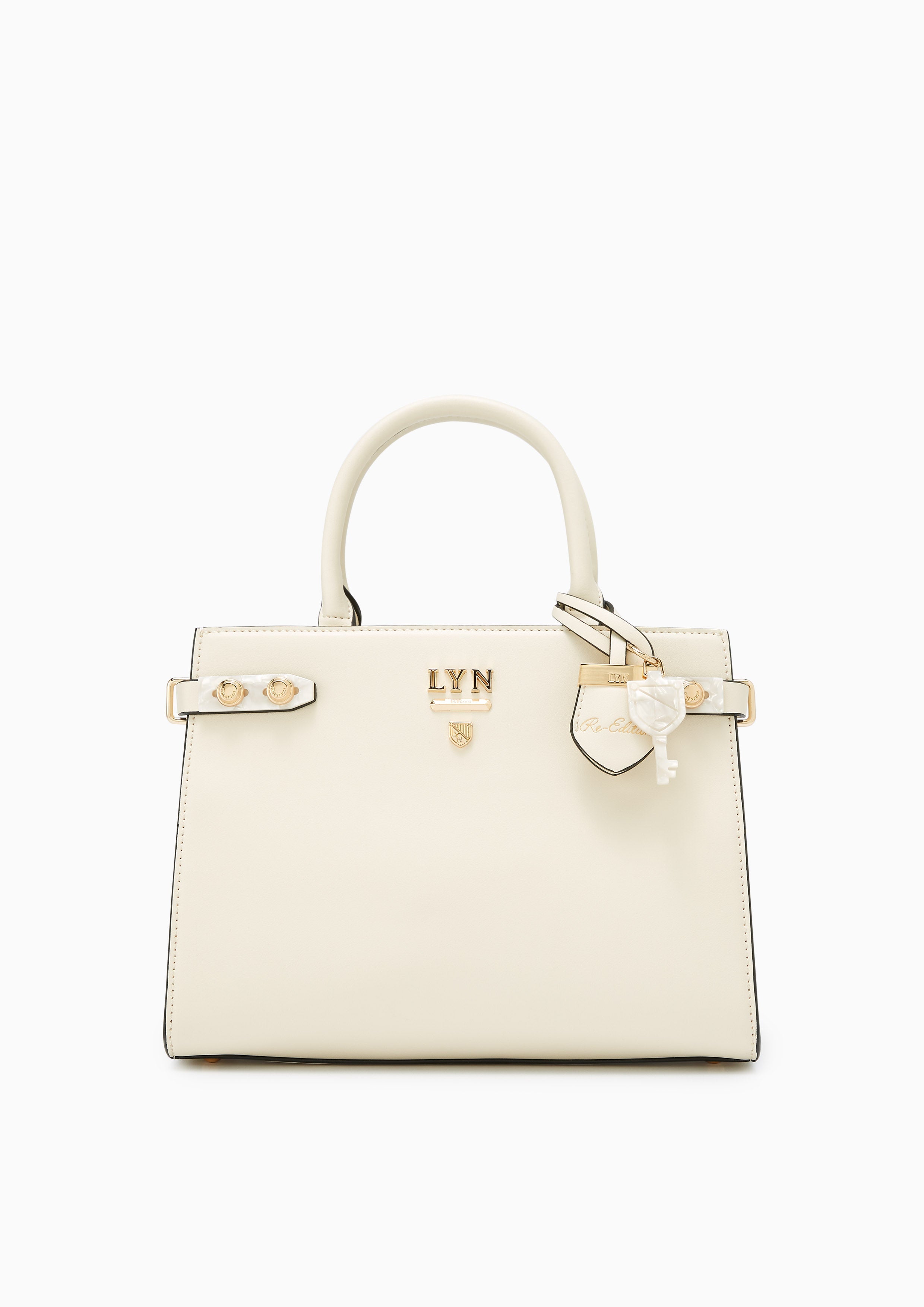 Fineness Marble Re-Edit Tote Bag Ivory