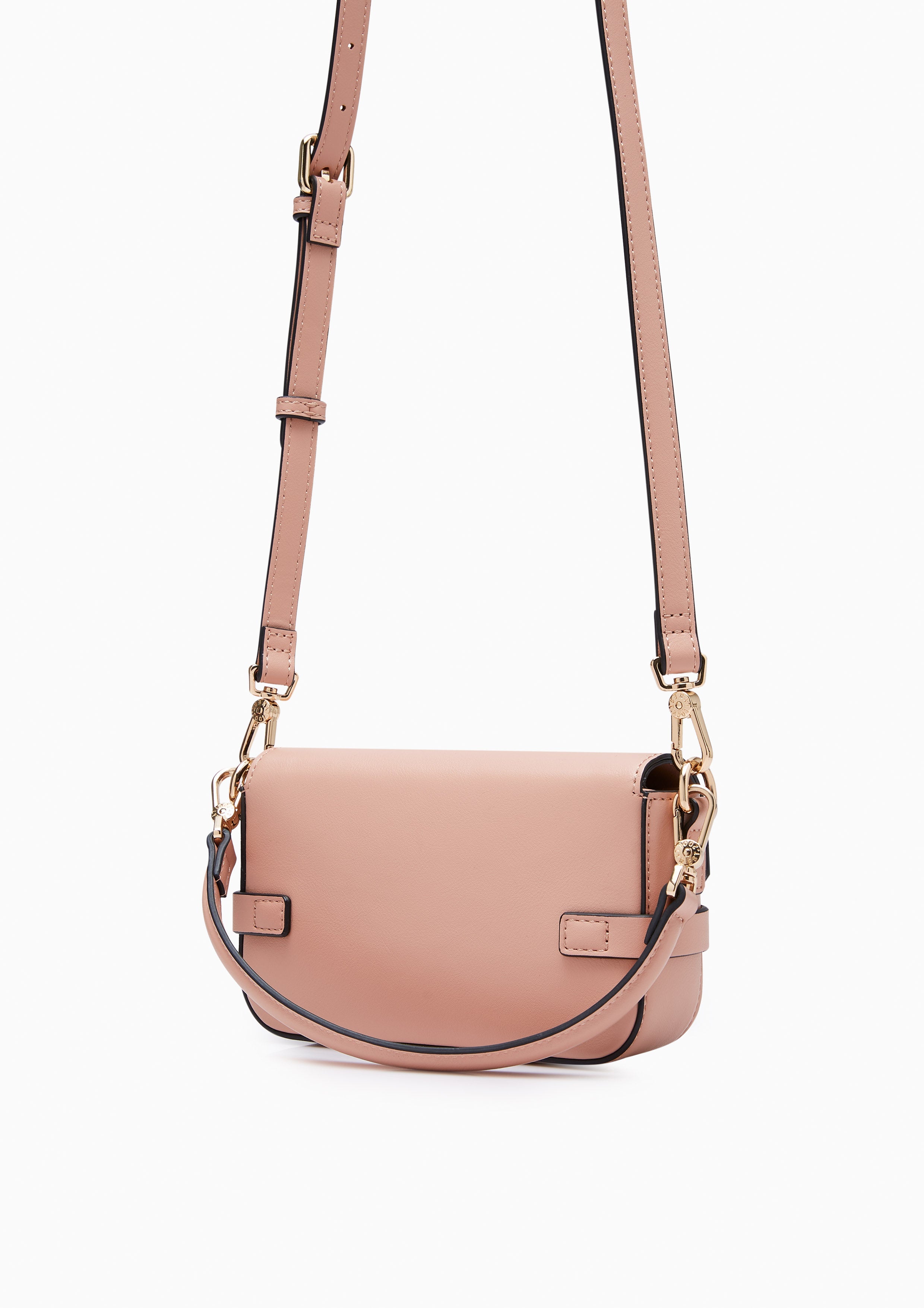 Fineness Marble Mini Crossbody Bag Nude