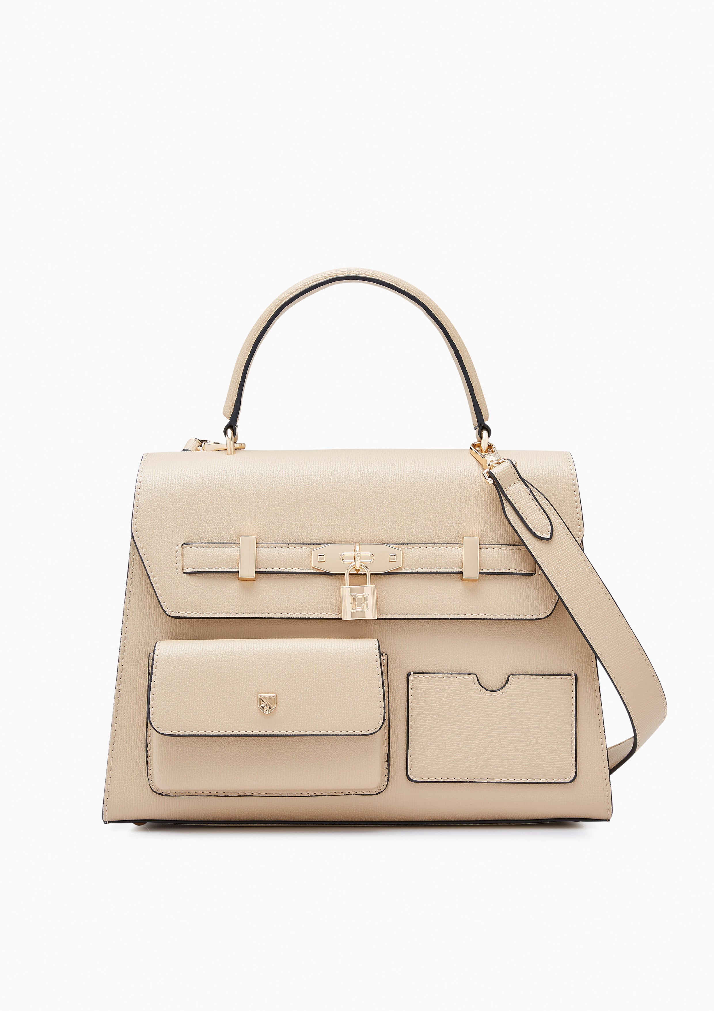 Raff Pocket L Handbag Beige