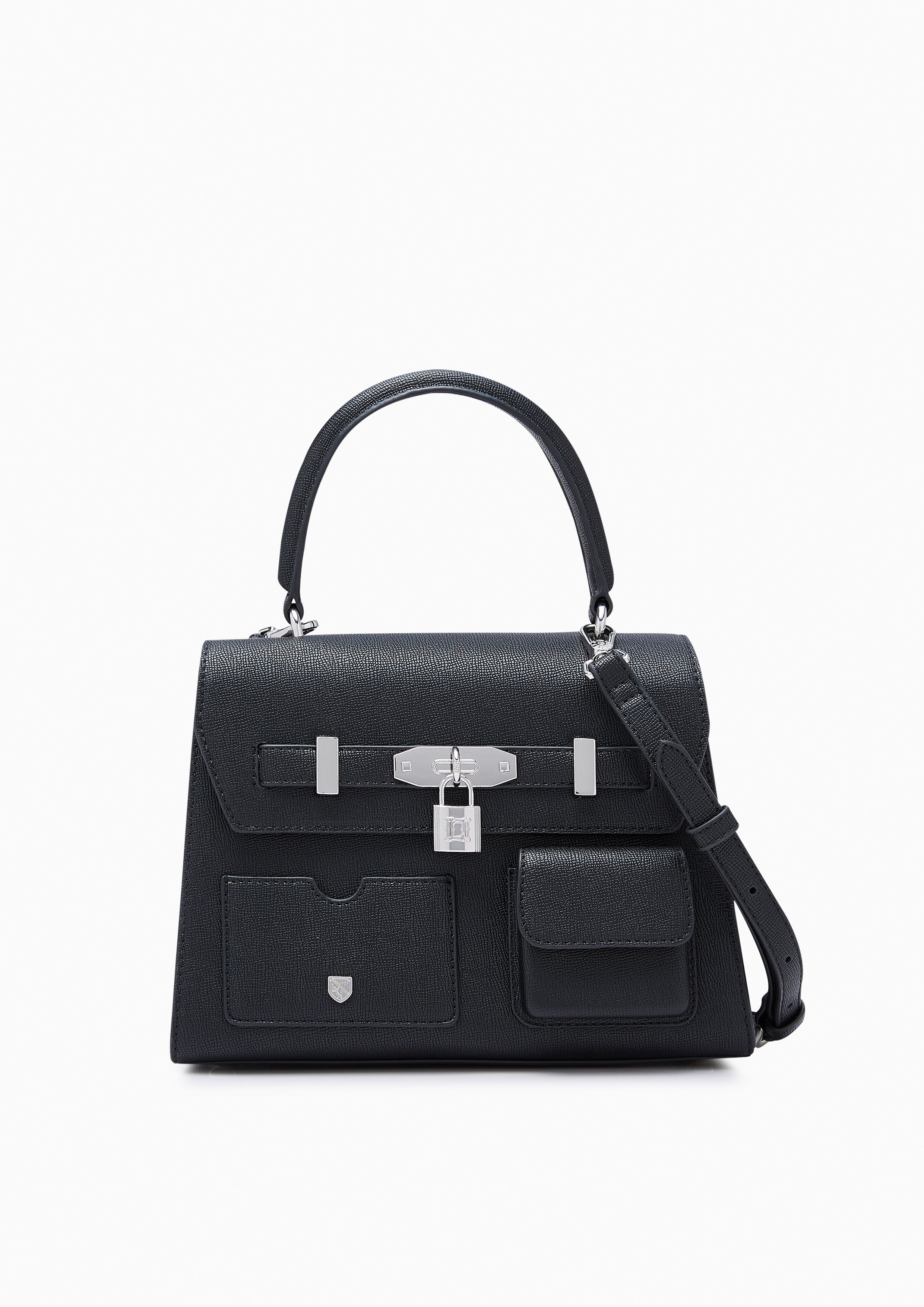 Raff Pocket M Handbag Black