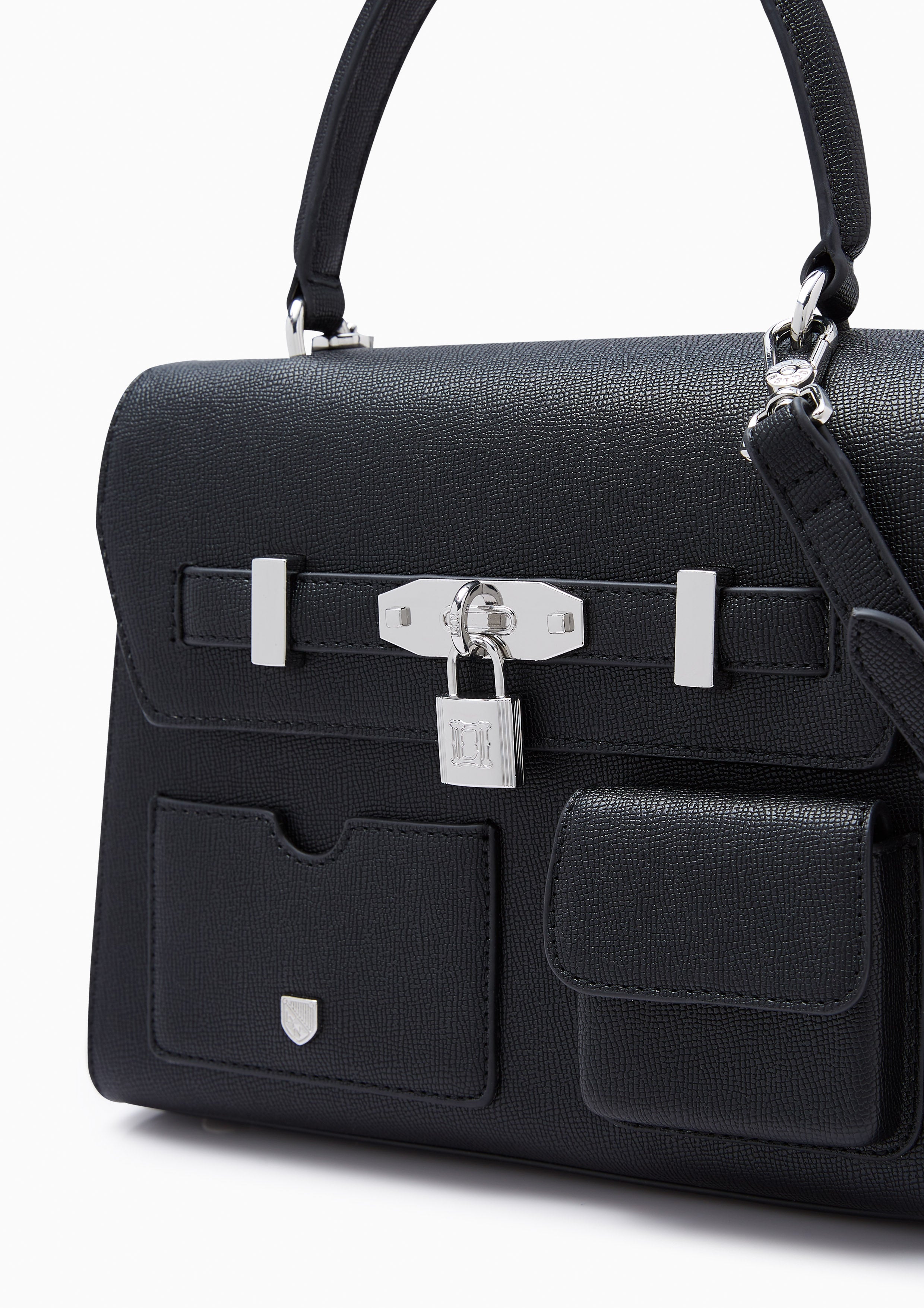 Raff Pocket M Handbag Black