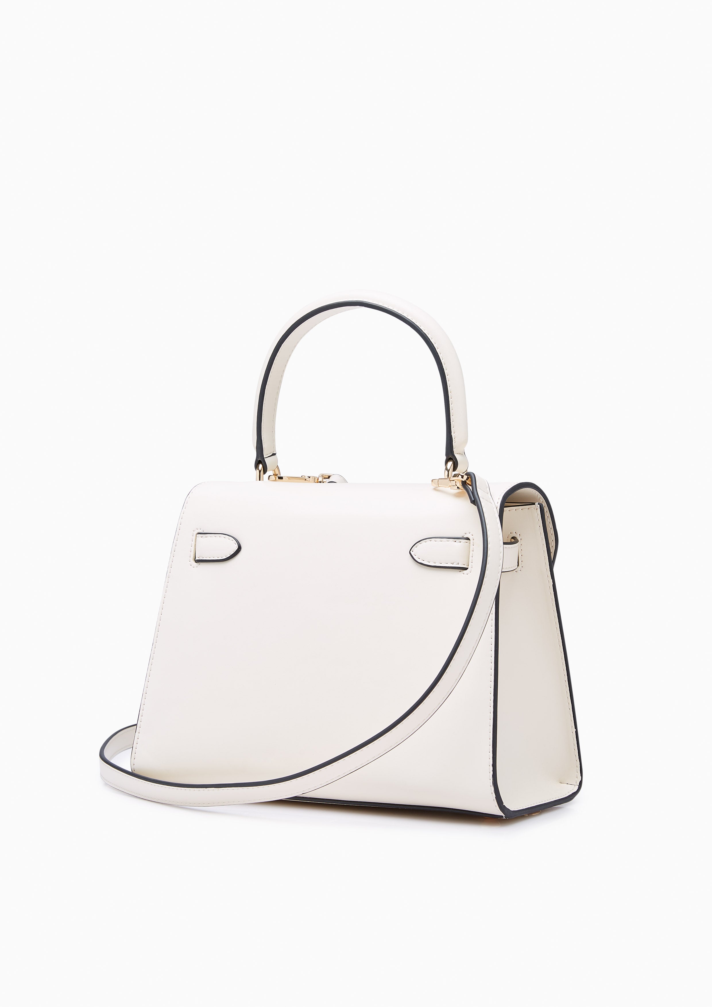 Raff Pocket M Handbag Ivory