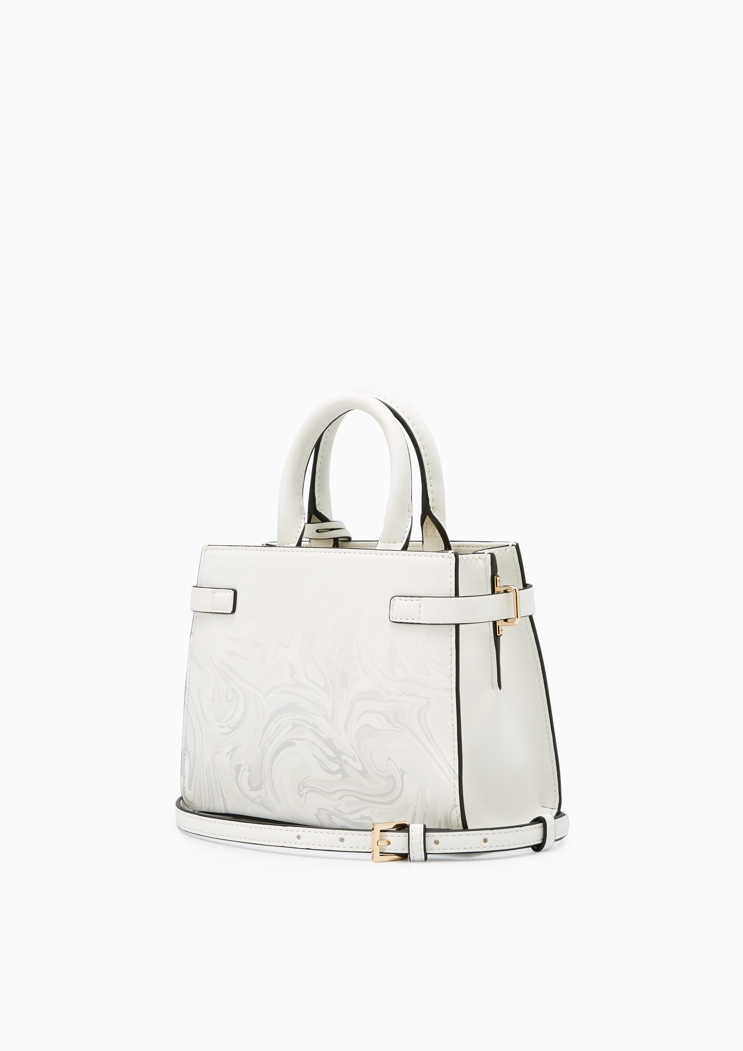 Re-Edit Marble S Tote Bag Light Grey