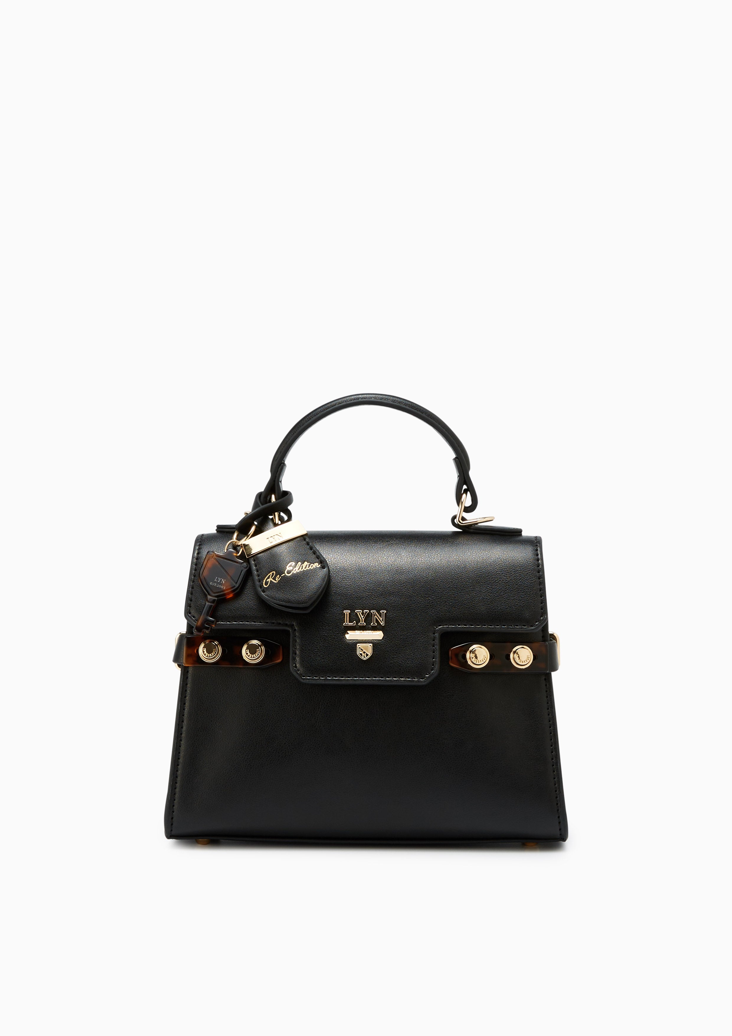 Re-Edit Marble S Handbag Black