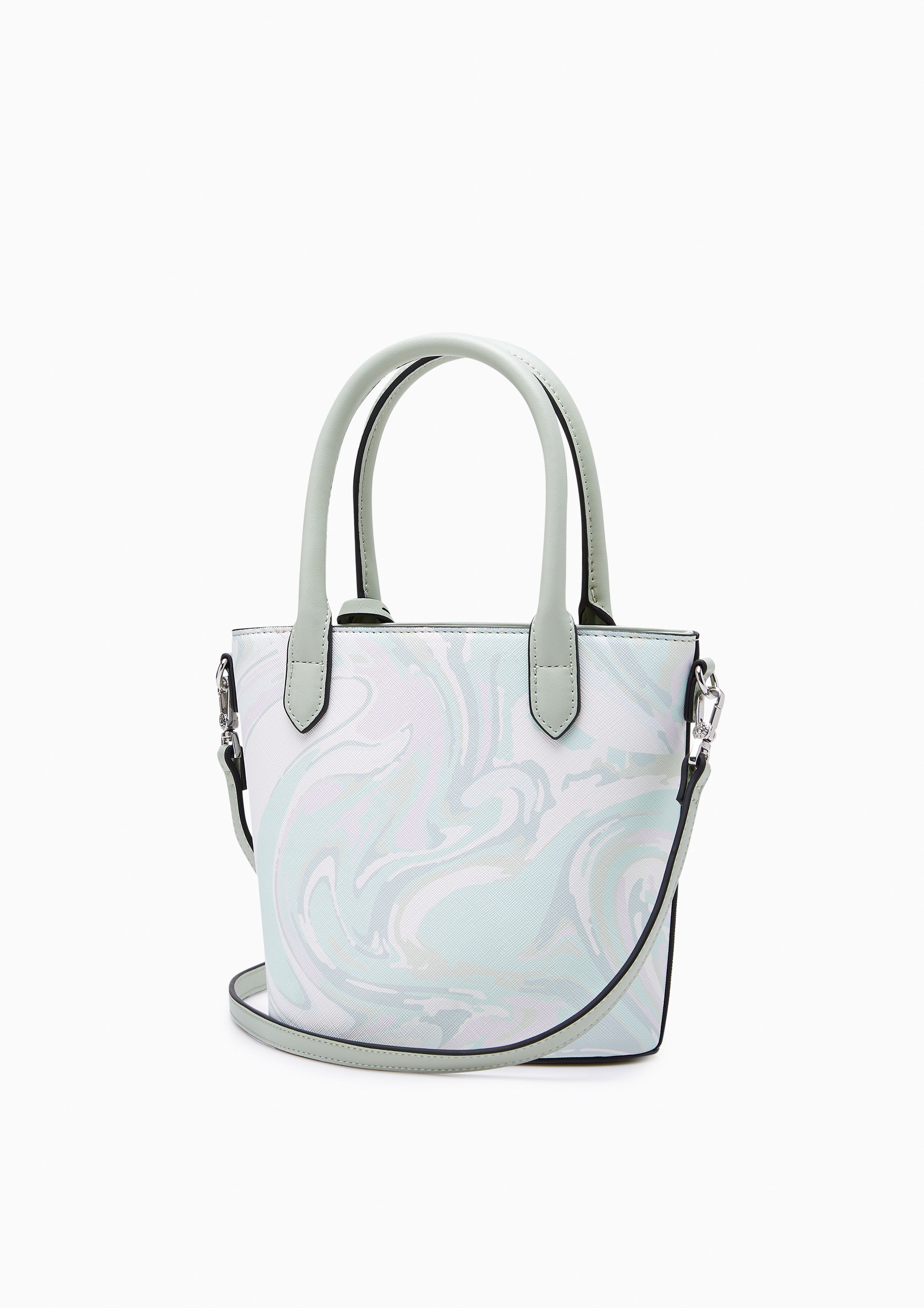 Re-Edit Marble Mini Tote Bag Light Pink