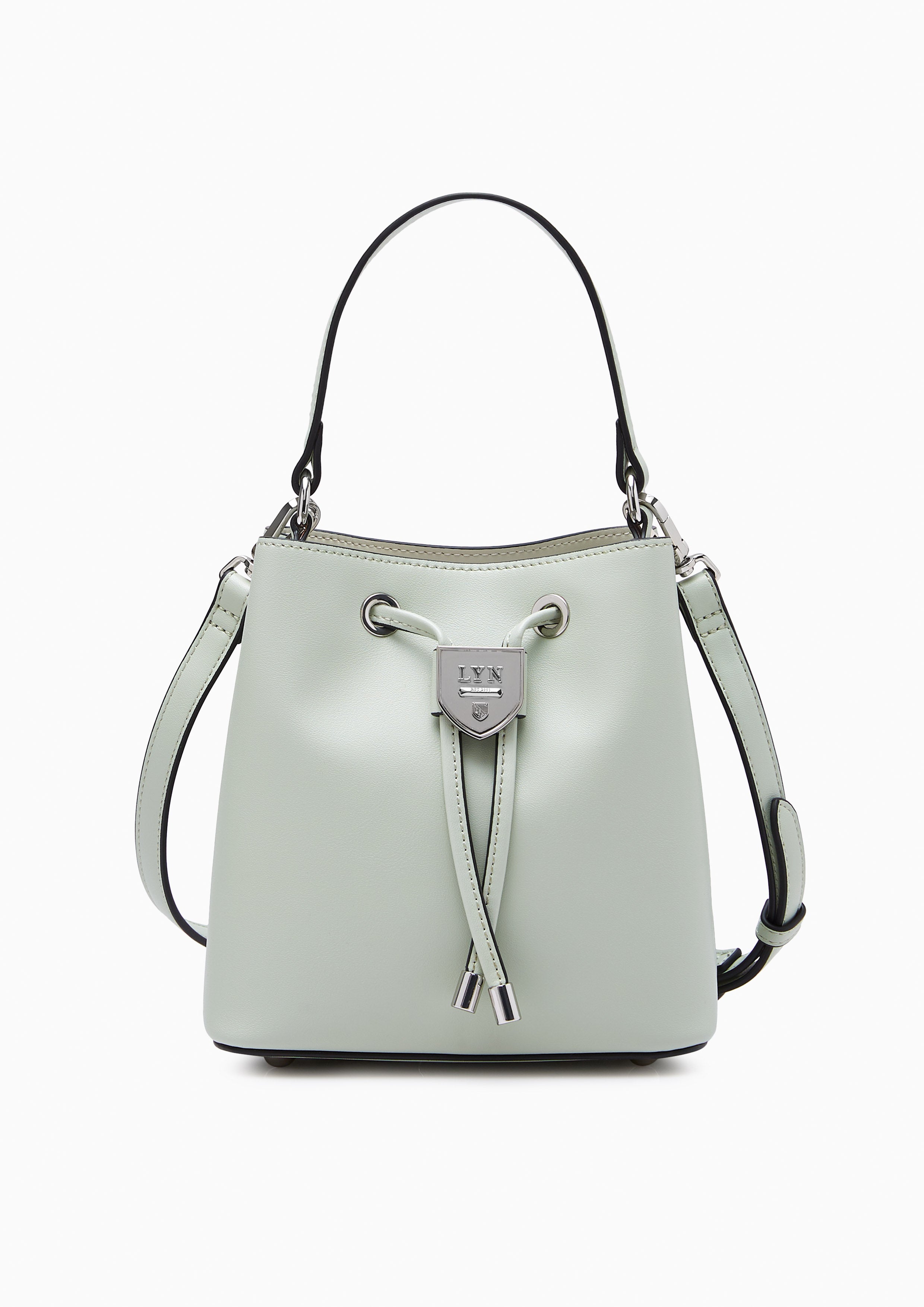 Re-Edit Marble Mini Bucket Bag Light Green