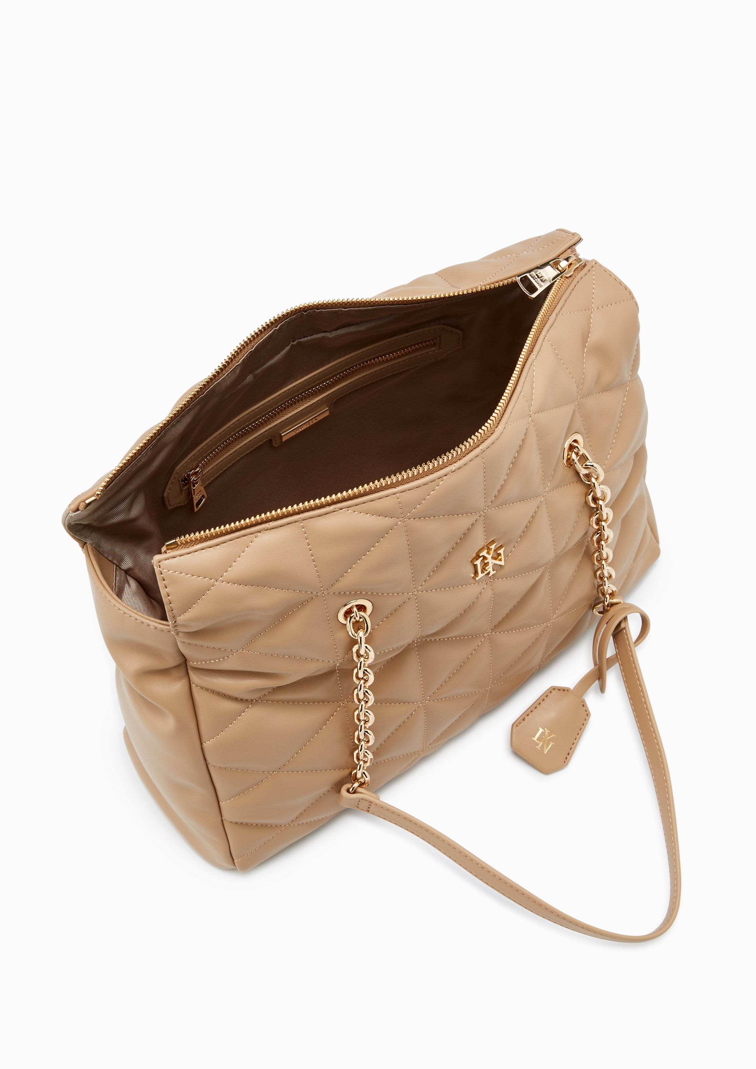 Trino L Tote Bag Beige