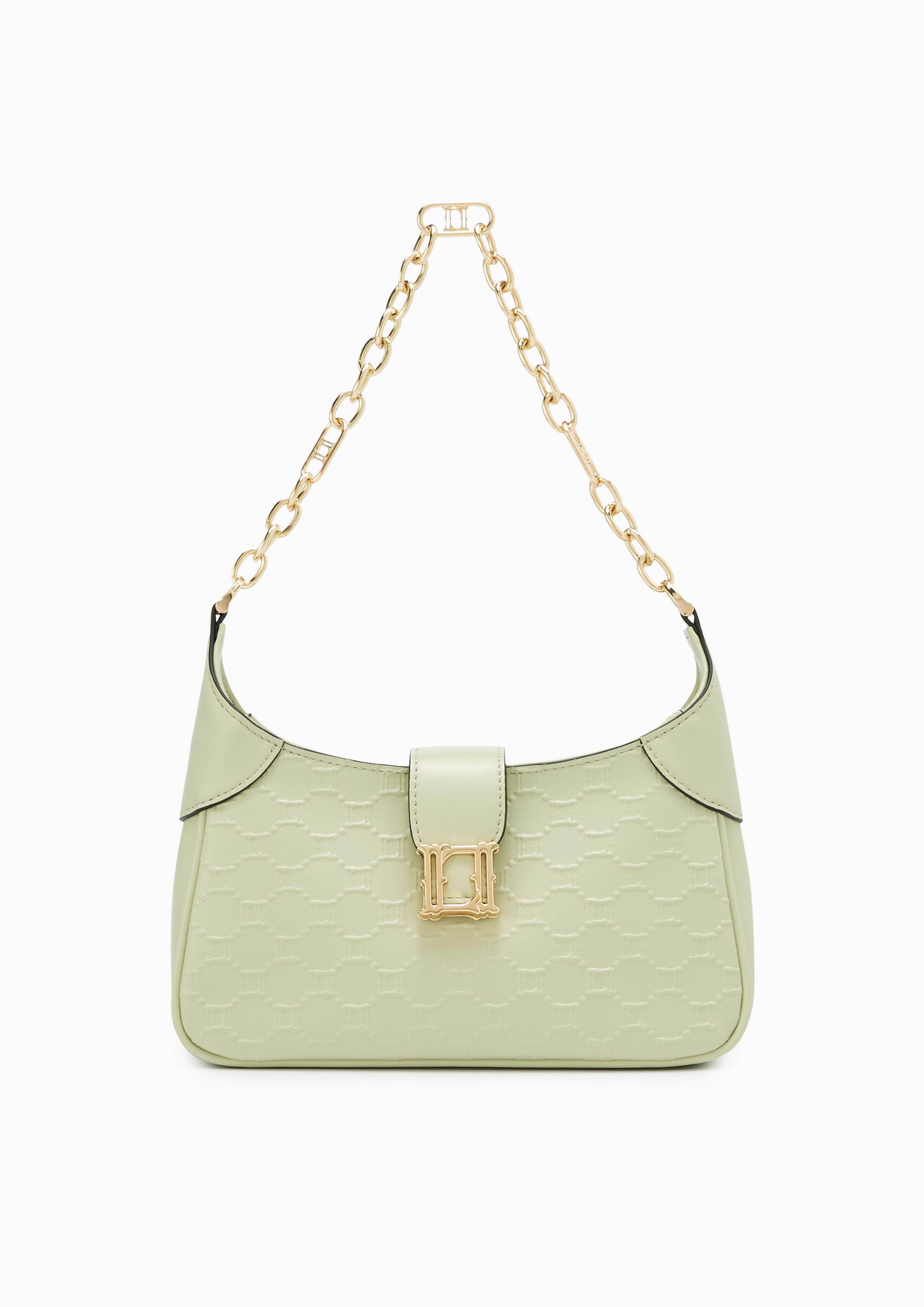 Letitia Embossed S Shoulderbag Light Green