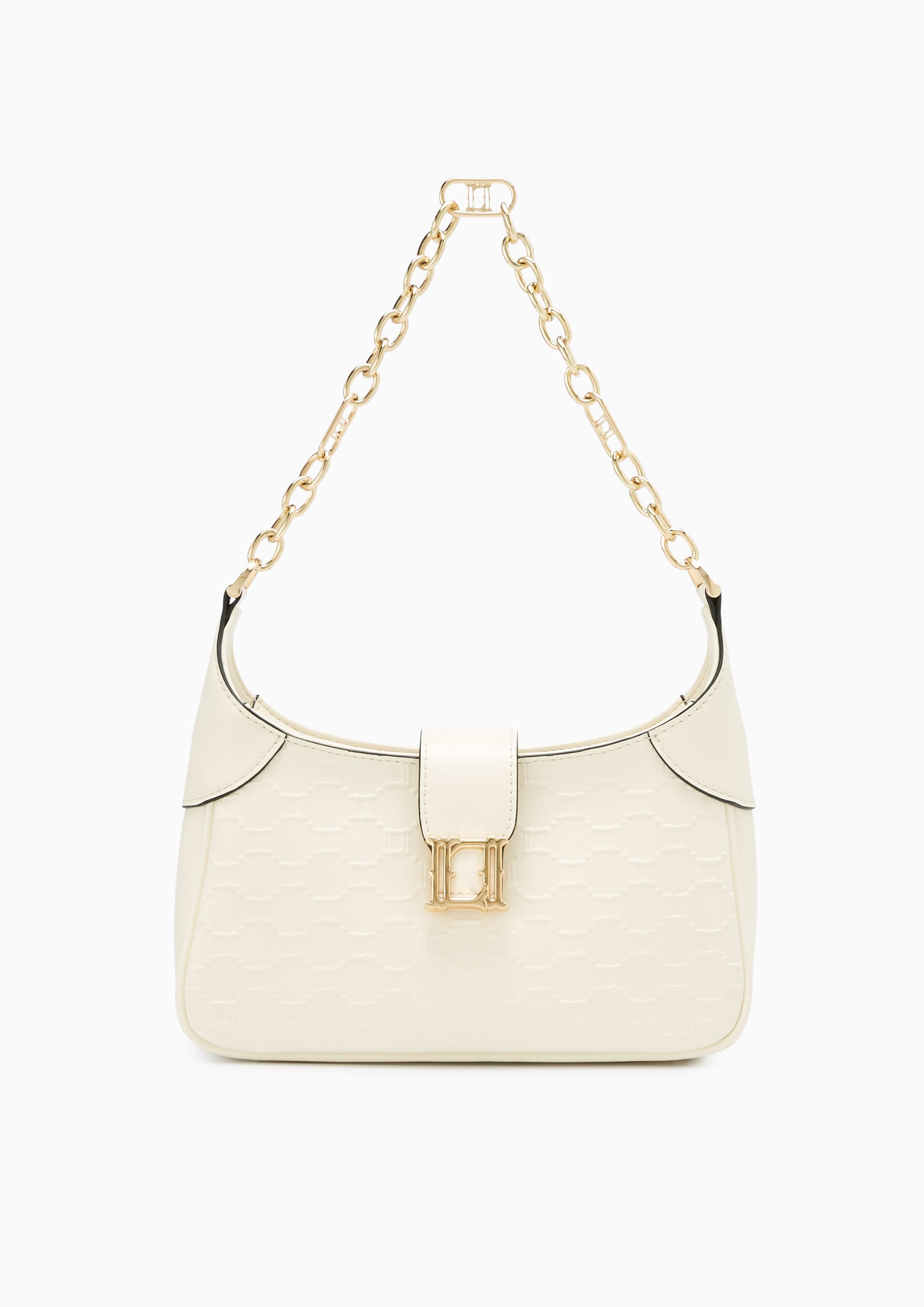 Letitia Embossed S Shoulderbag Ivory