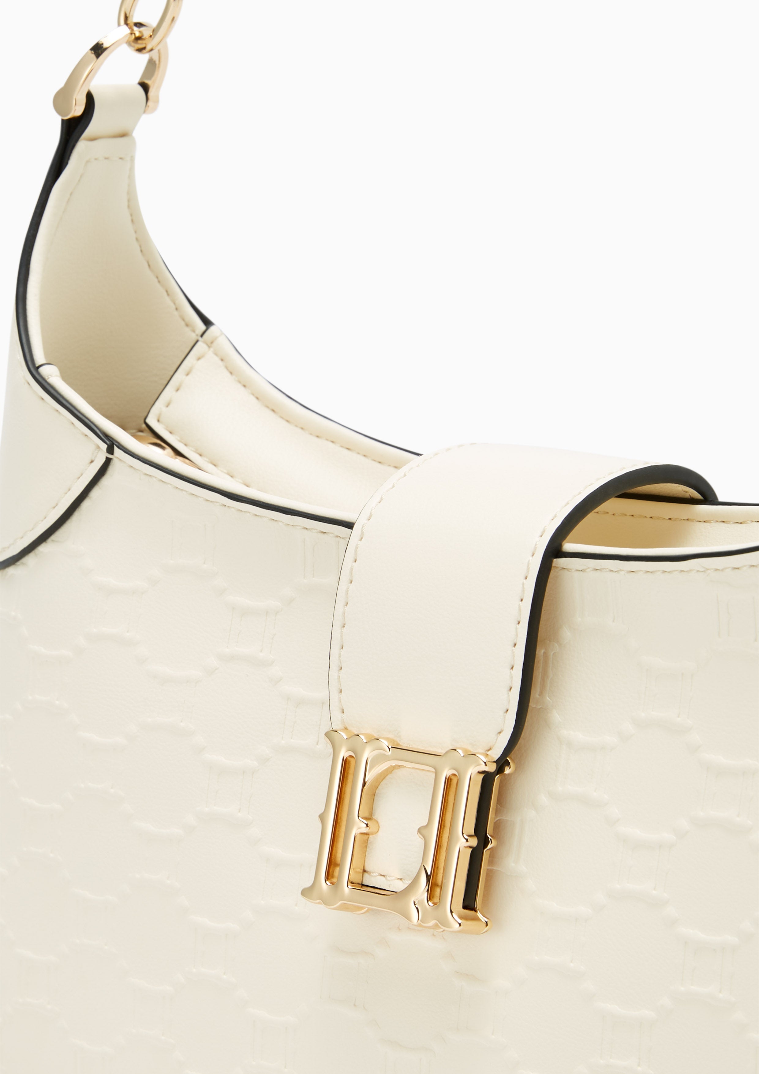 Letitia Embossed S Shoulderbag Ivory