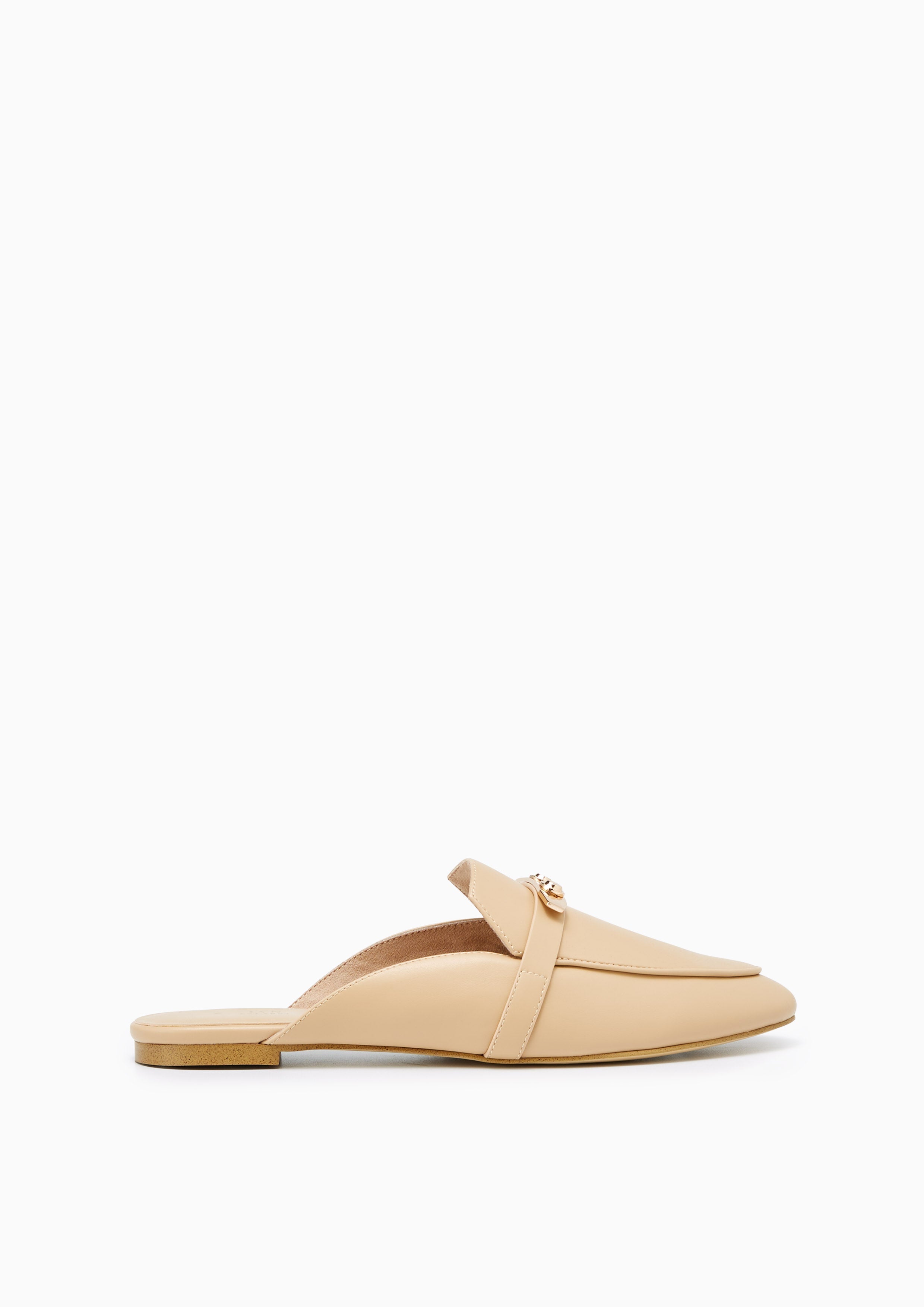 Master Flat Mules Beige