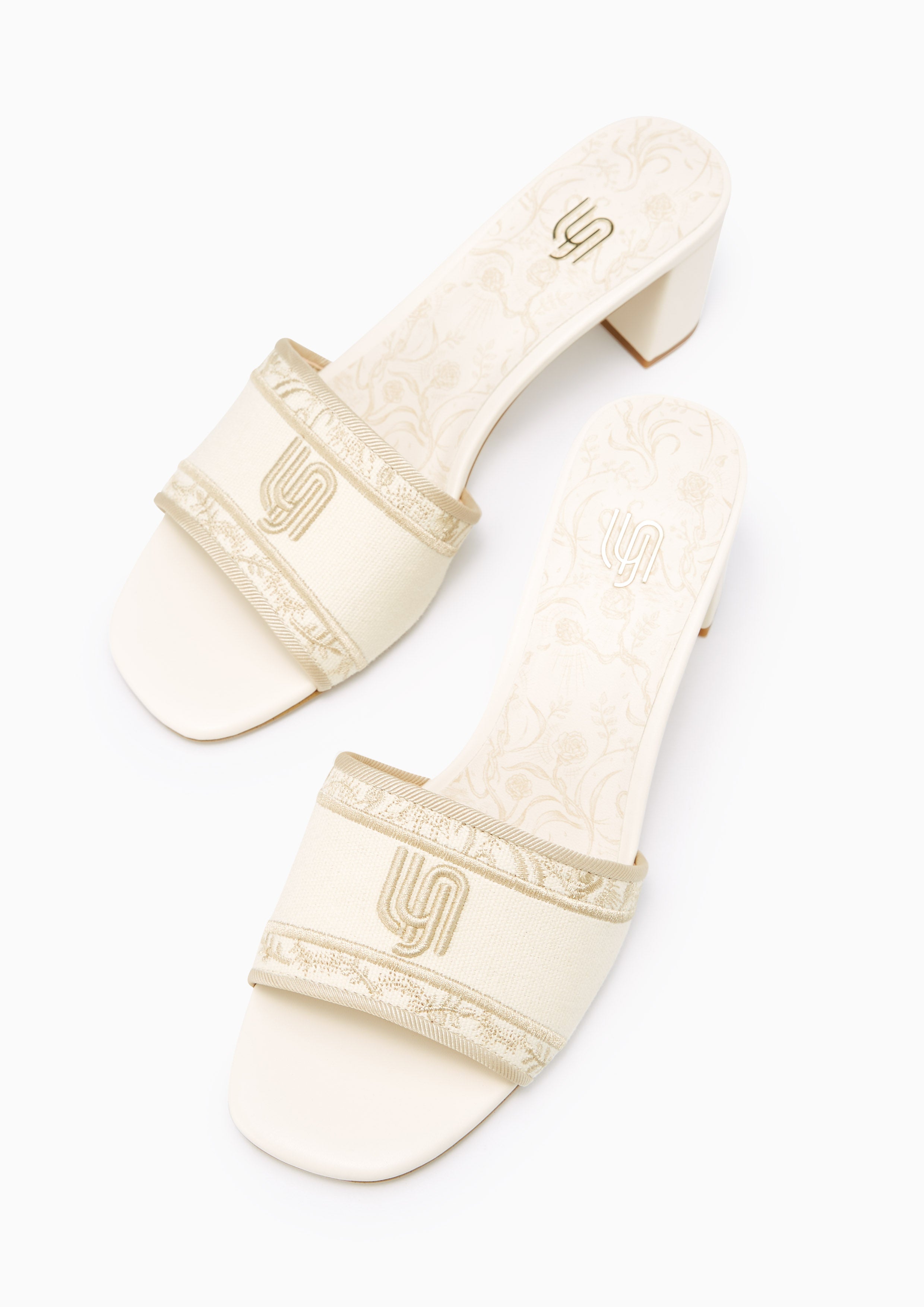 Maiden Mid Infinite Sandals Ivory