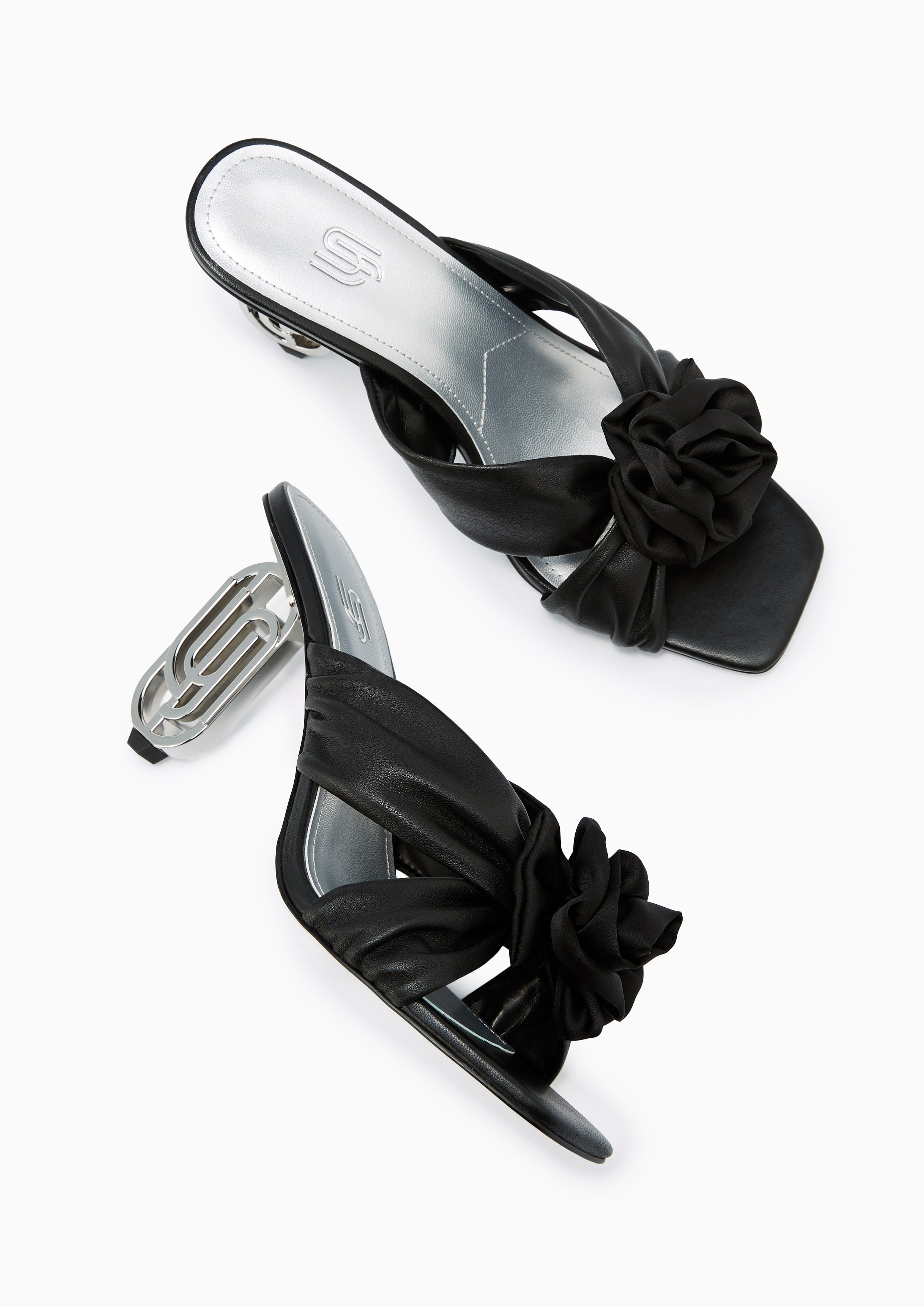 Irosy Mid Infinite Sandals Black