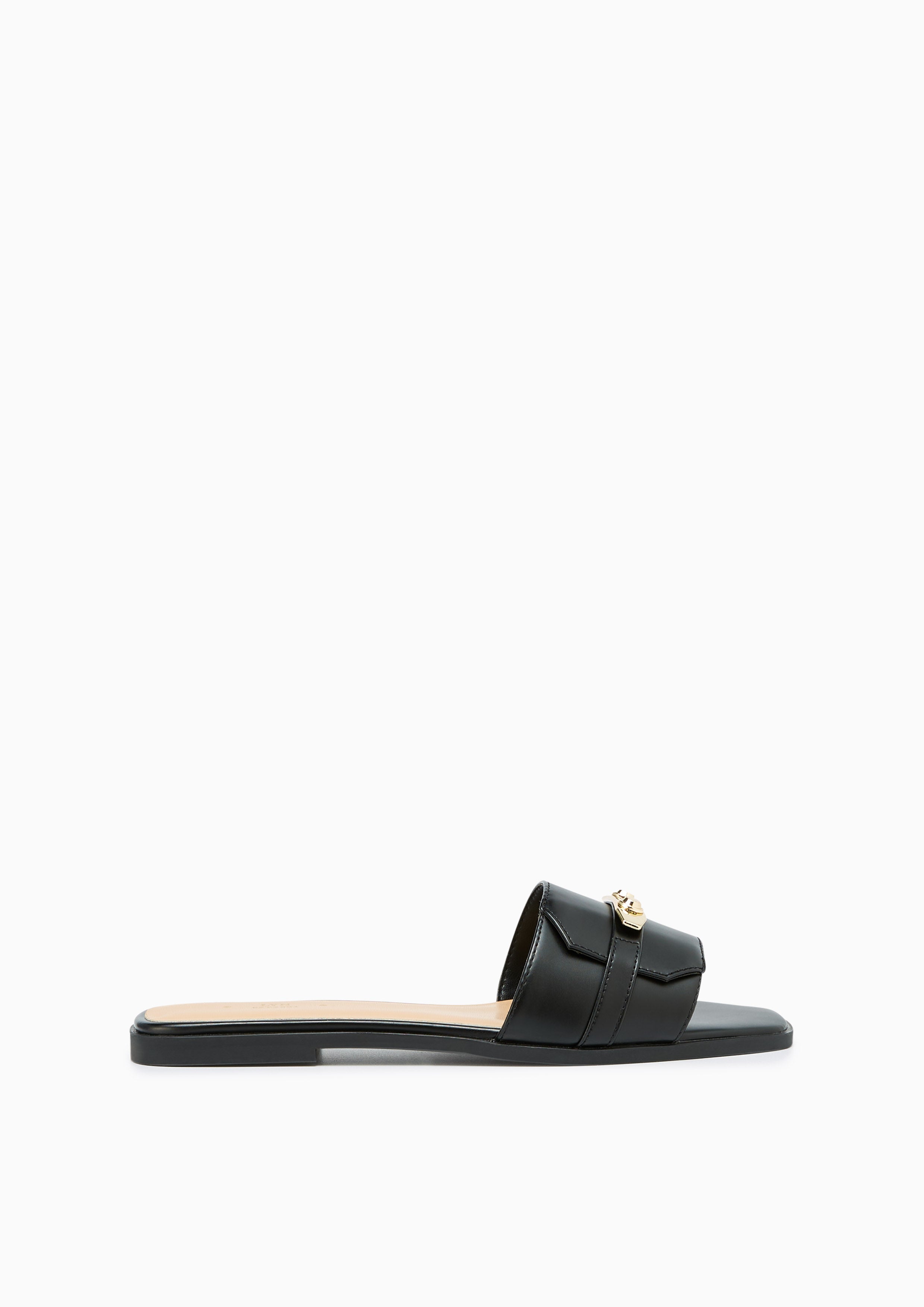 Master Flat Sandals Black