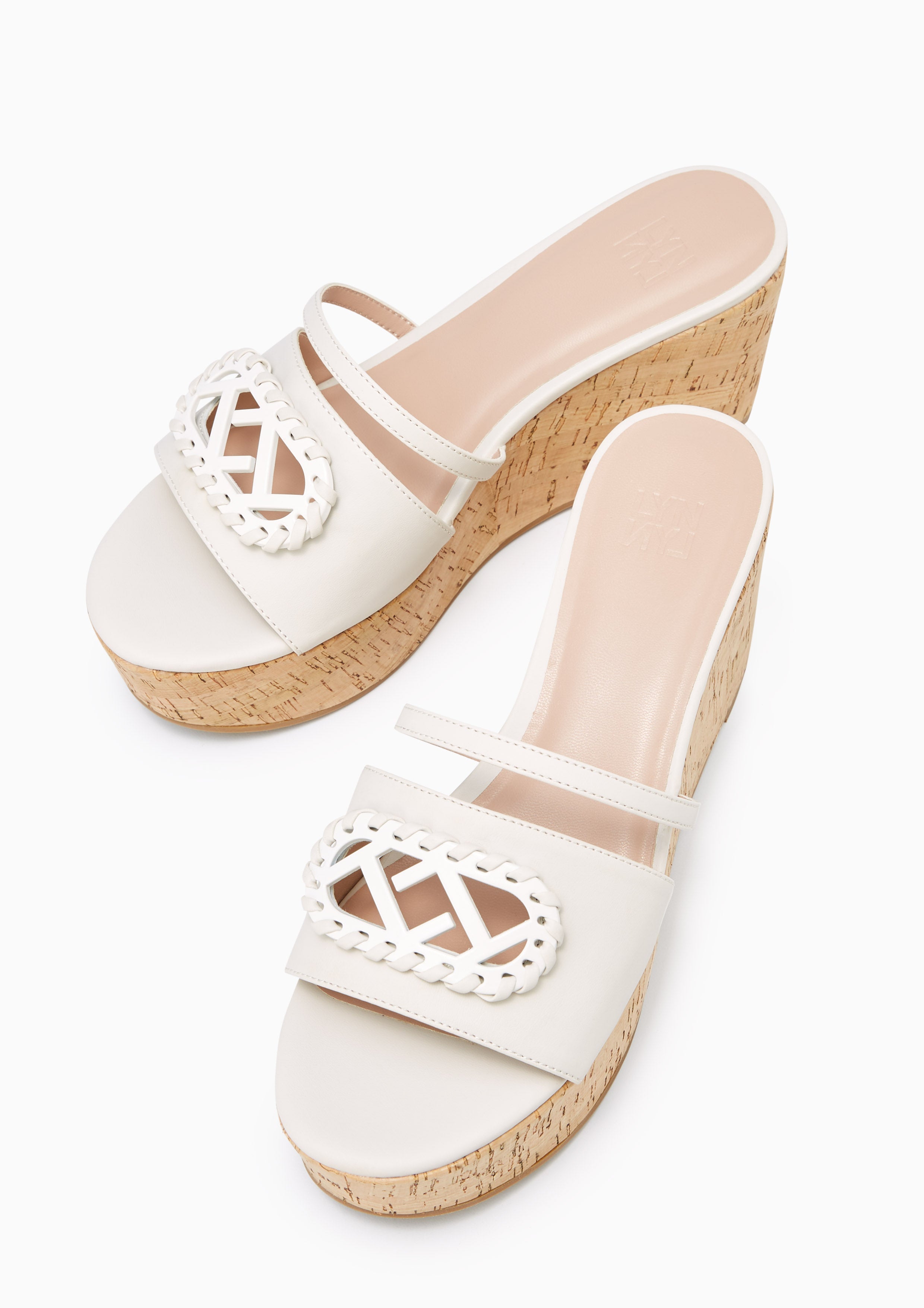 Lili Wedge Sandals Ivory