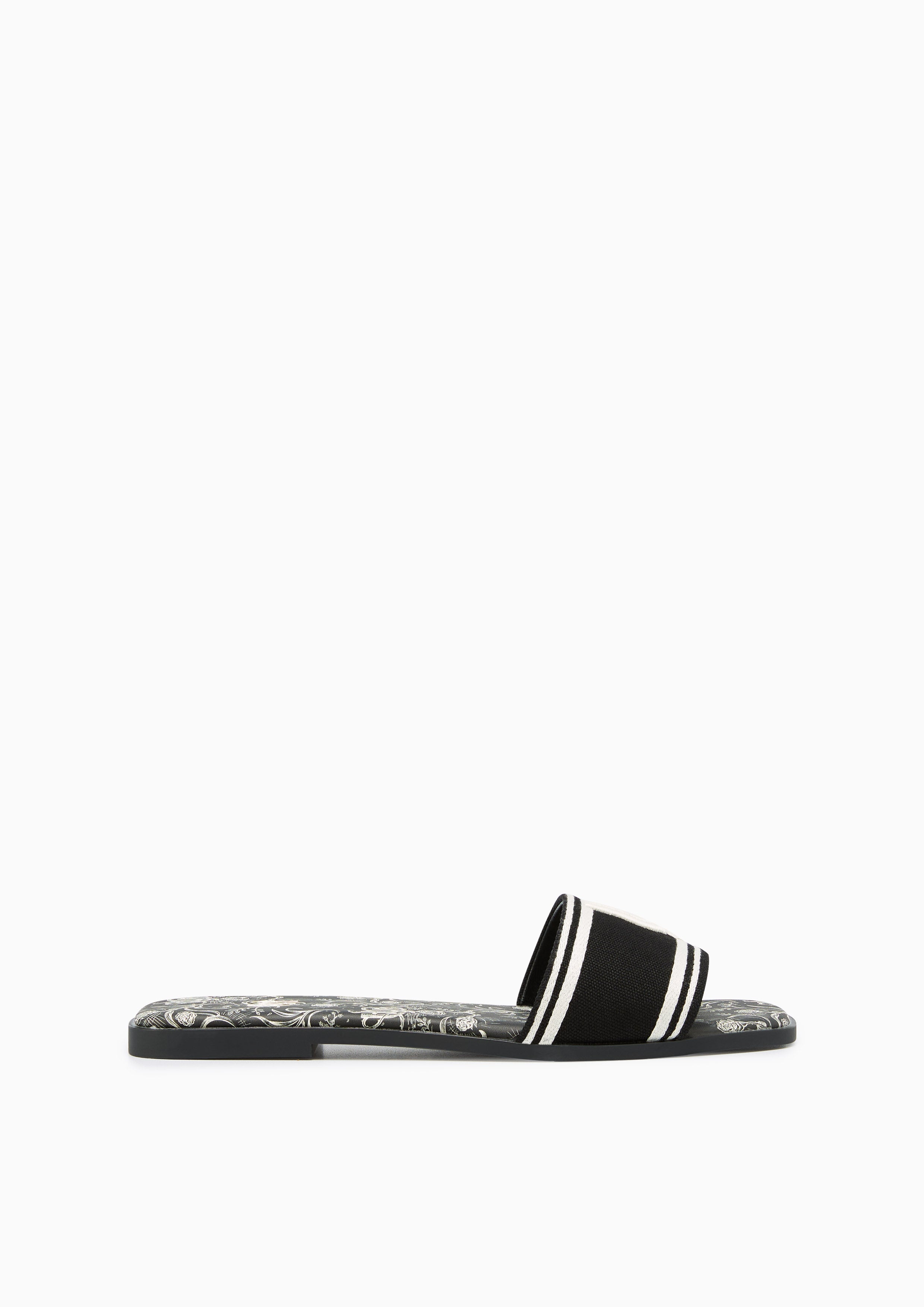 Maiden Flat Infinite Sandals Black