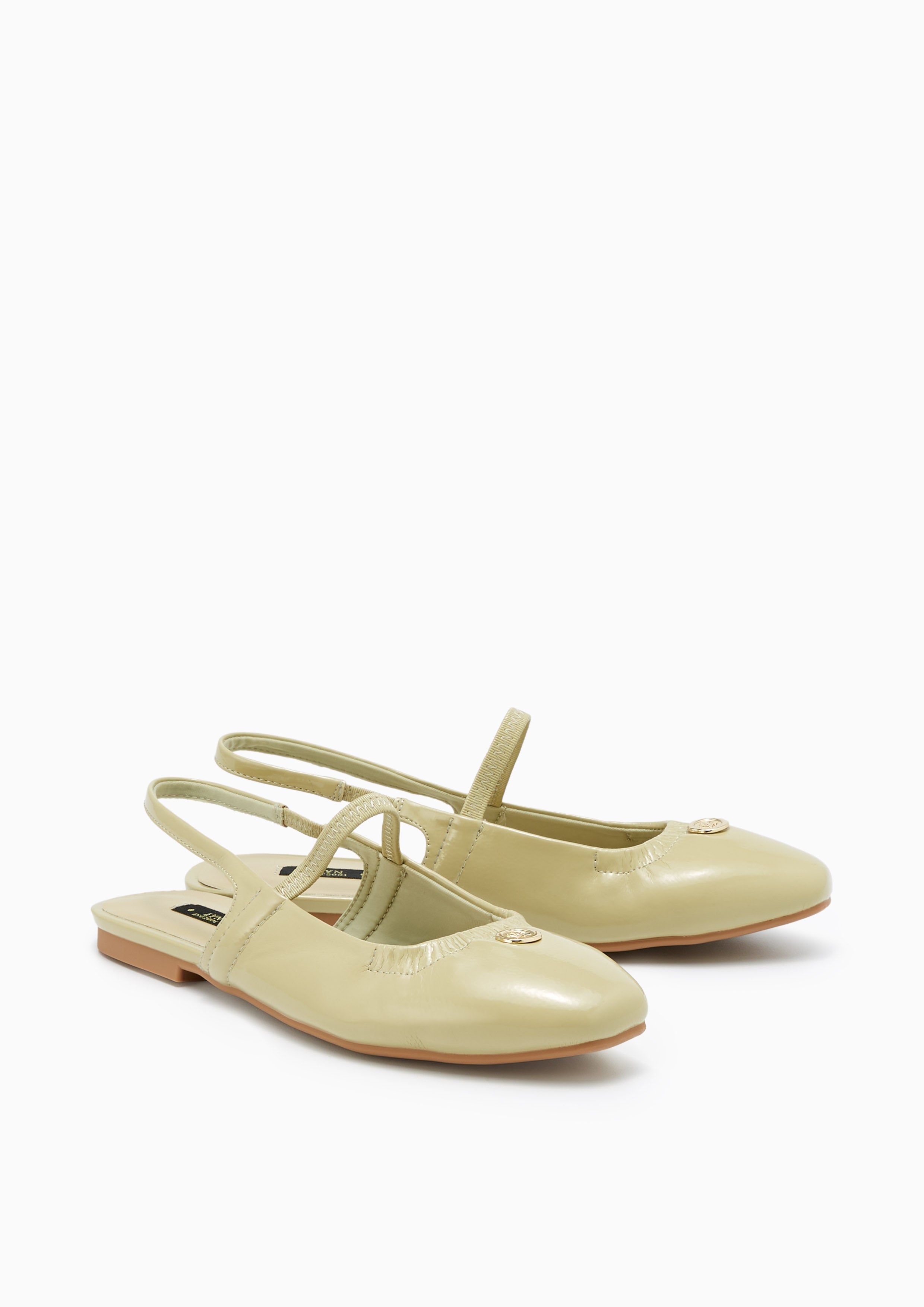 Norm Flat Slingbacks Light Green