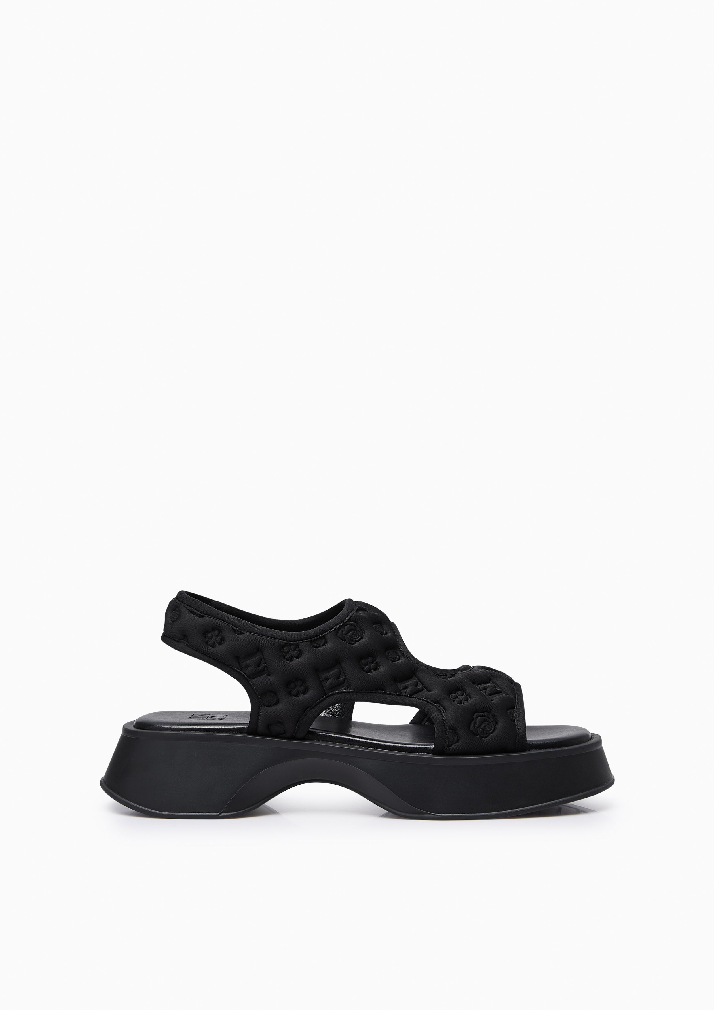 Brandy Emboss Slingback Black