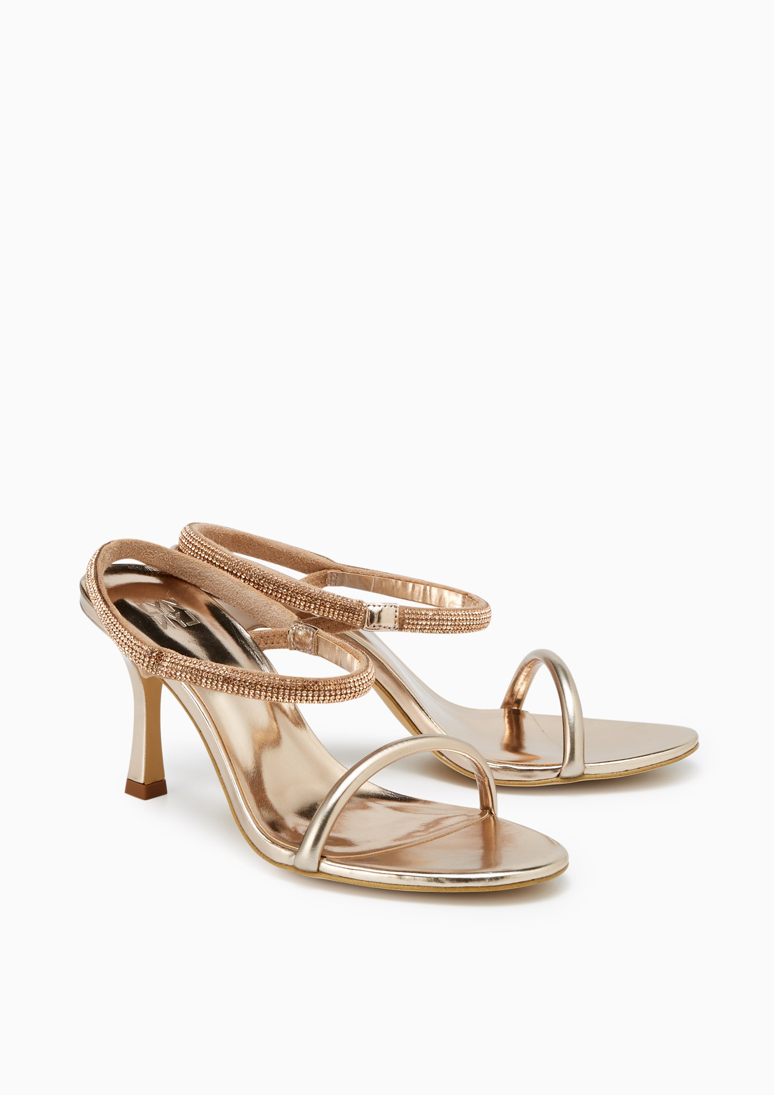 Bree Heel Slingbacks Rose Gold