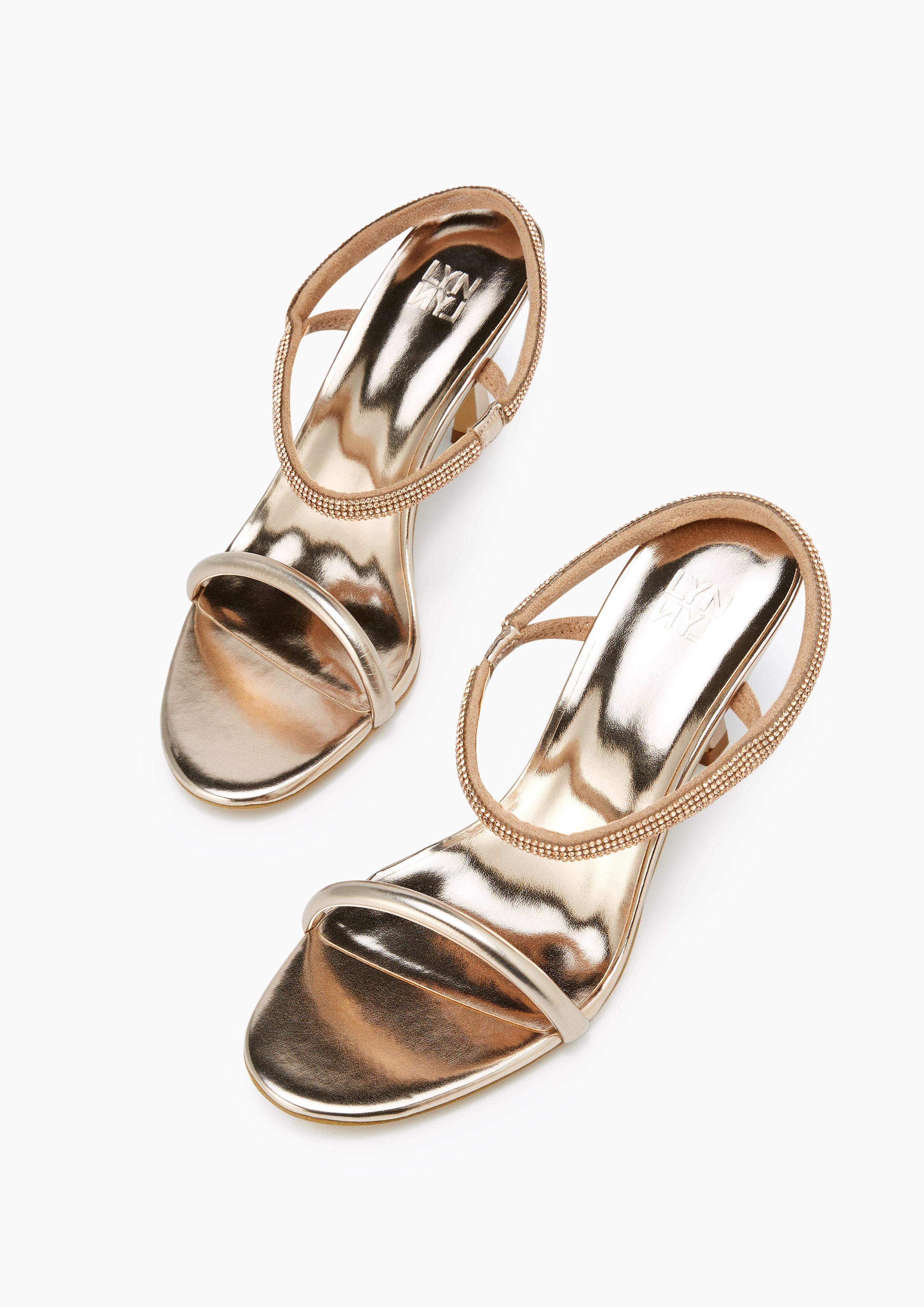 Bree Heel Slingbacks Rose Gold