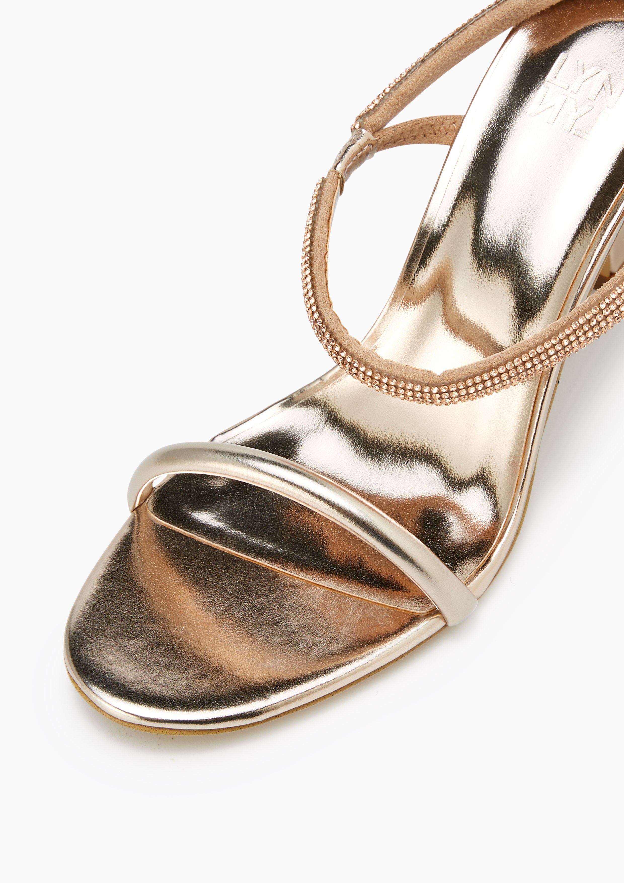 Bree Heel Slingbacks Rose Gold