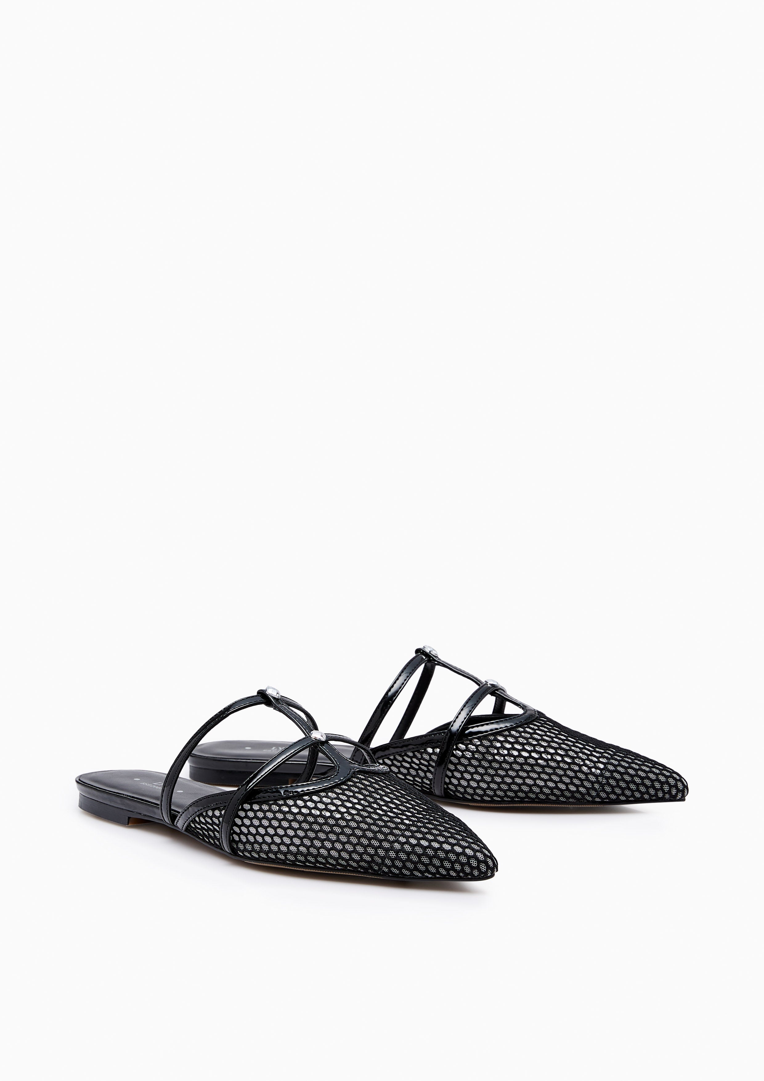 Semika Mesh Sandals Black