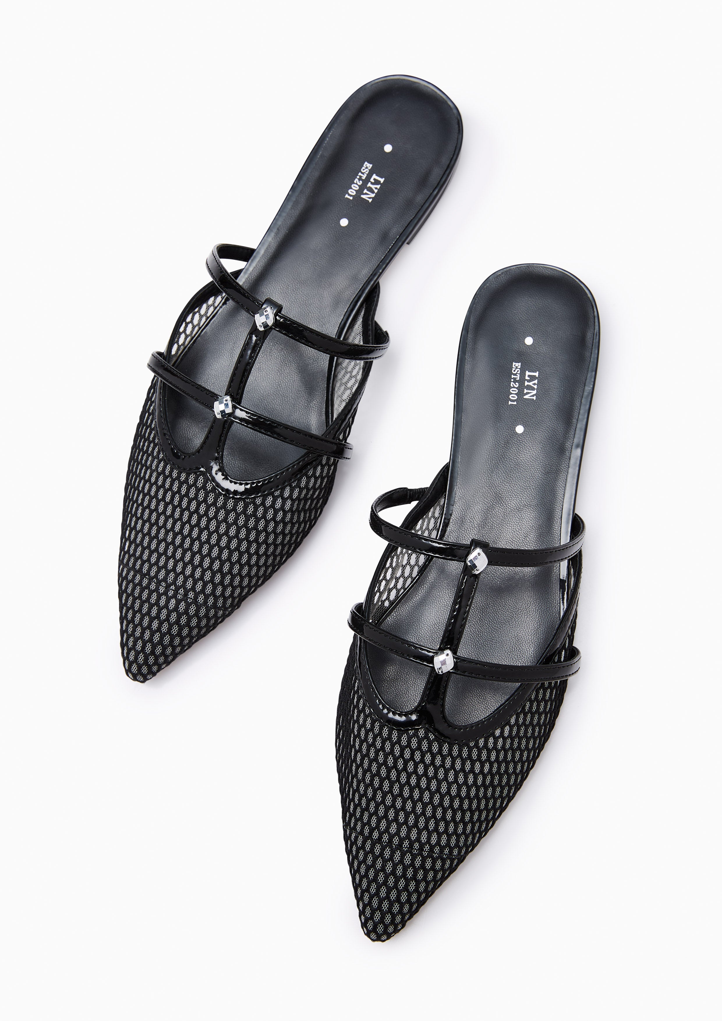 Semika Mesh Sandals Black