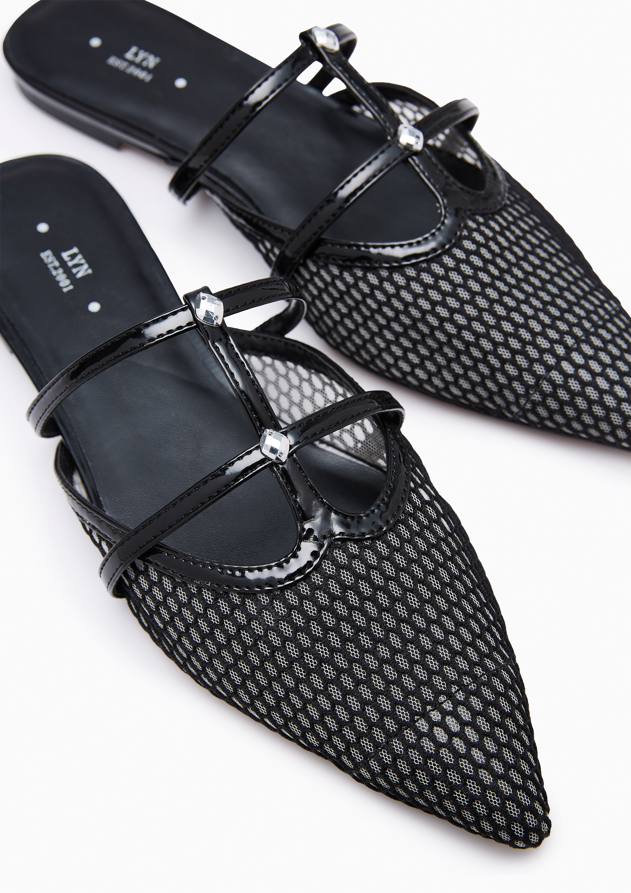 Semika Mesh Sandals Black