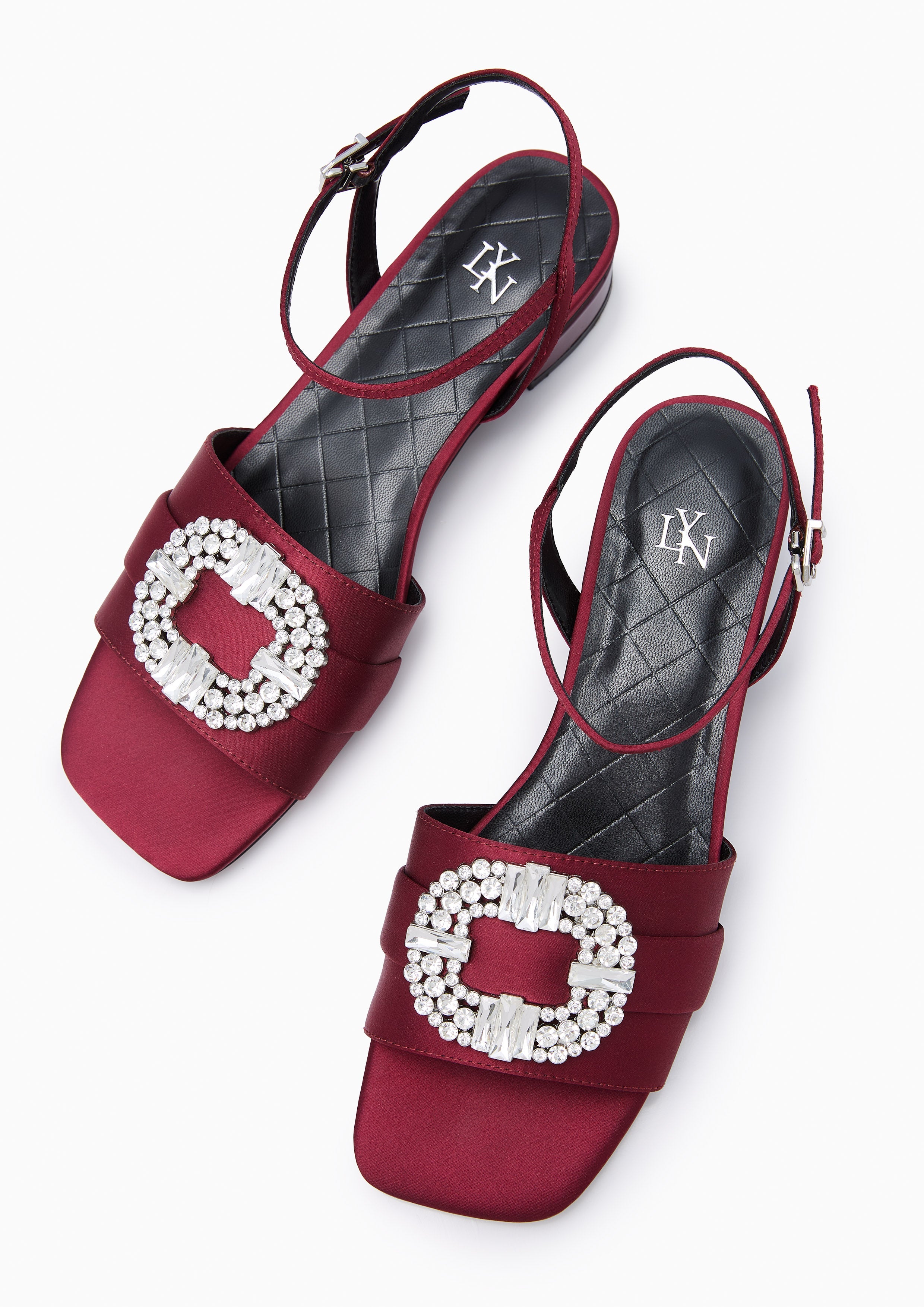 Prim Slingback Dark Red