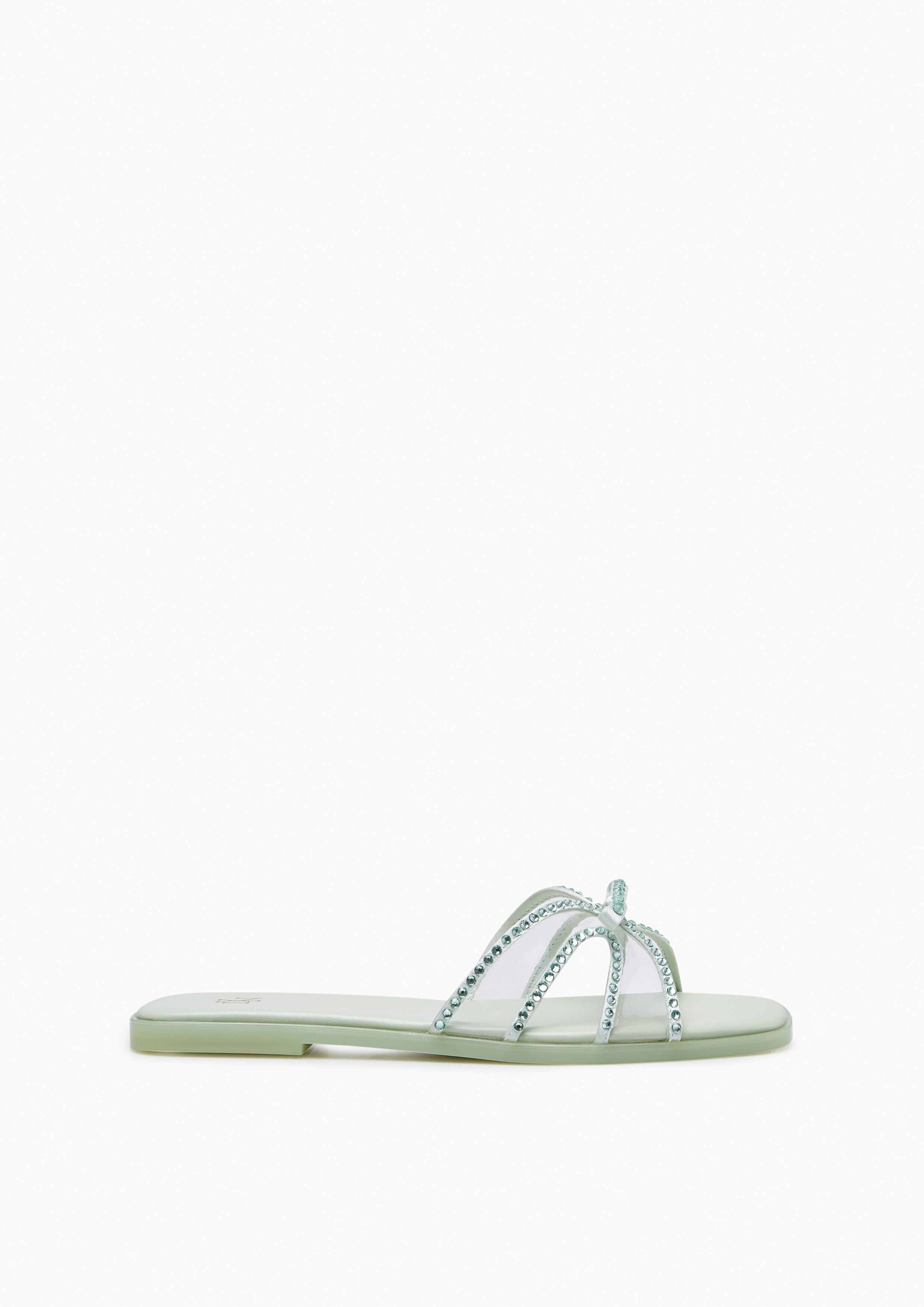 Spencer Flat Sandals Light Green