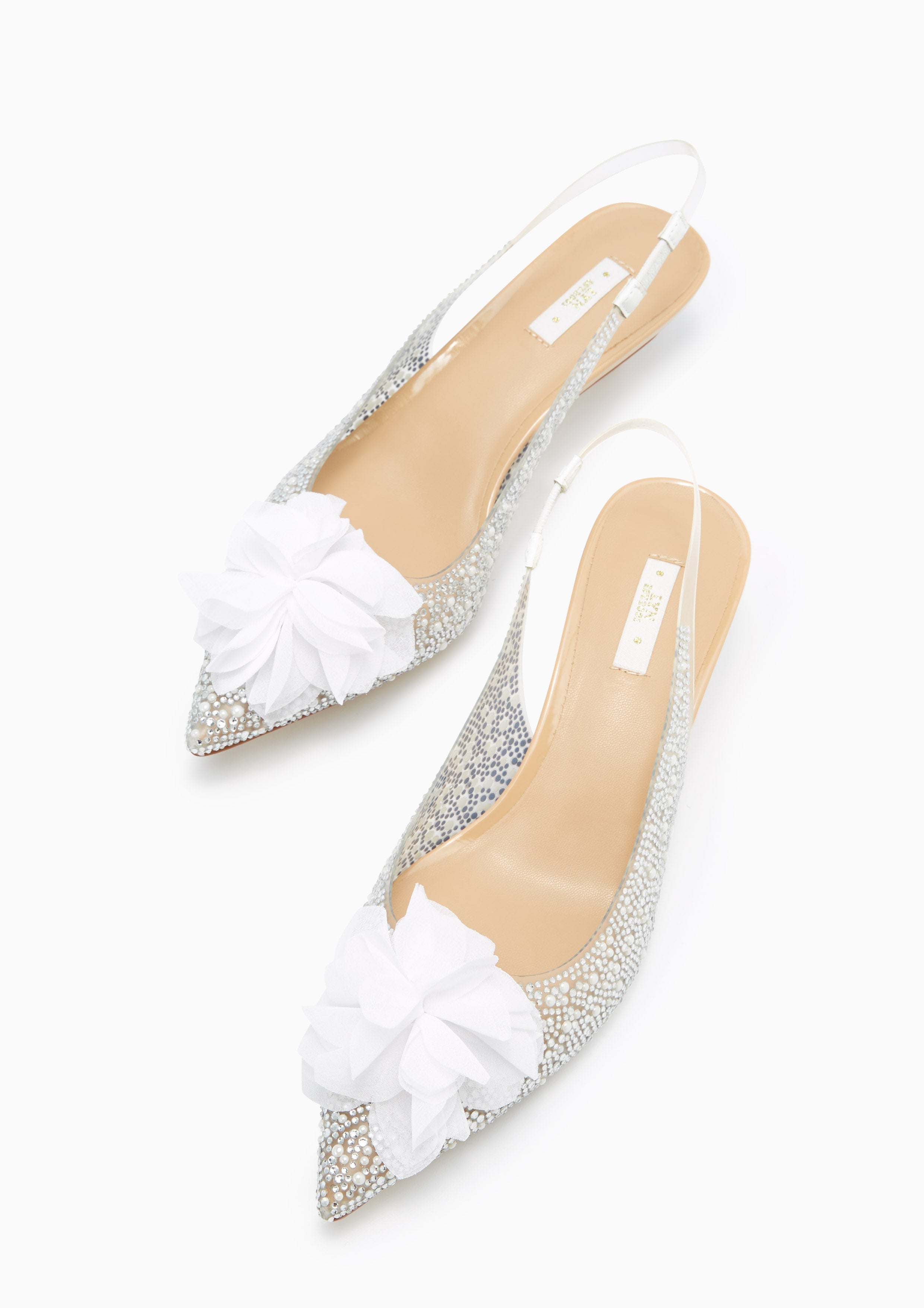 Barbie Pearl Slingback White