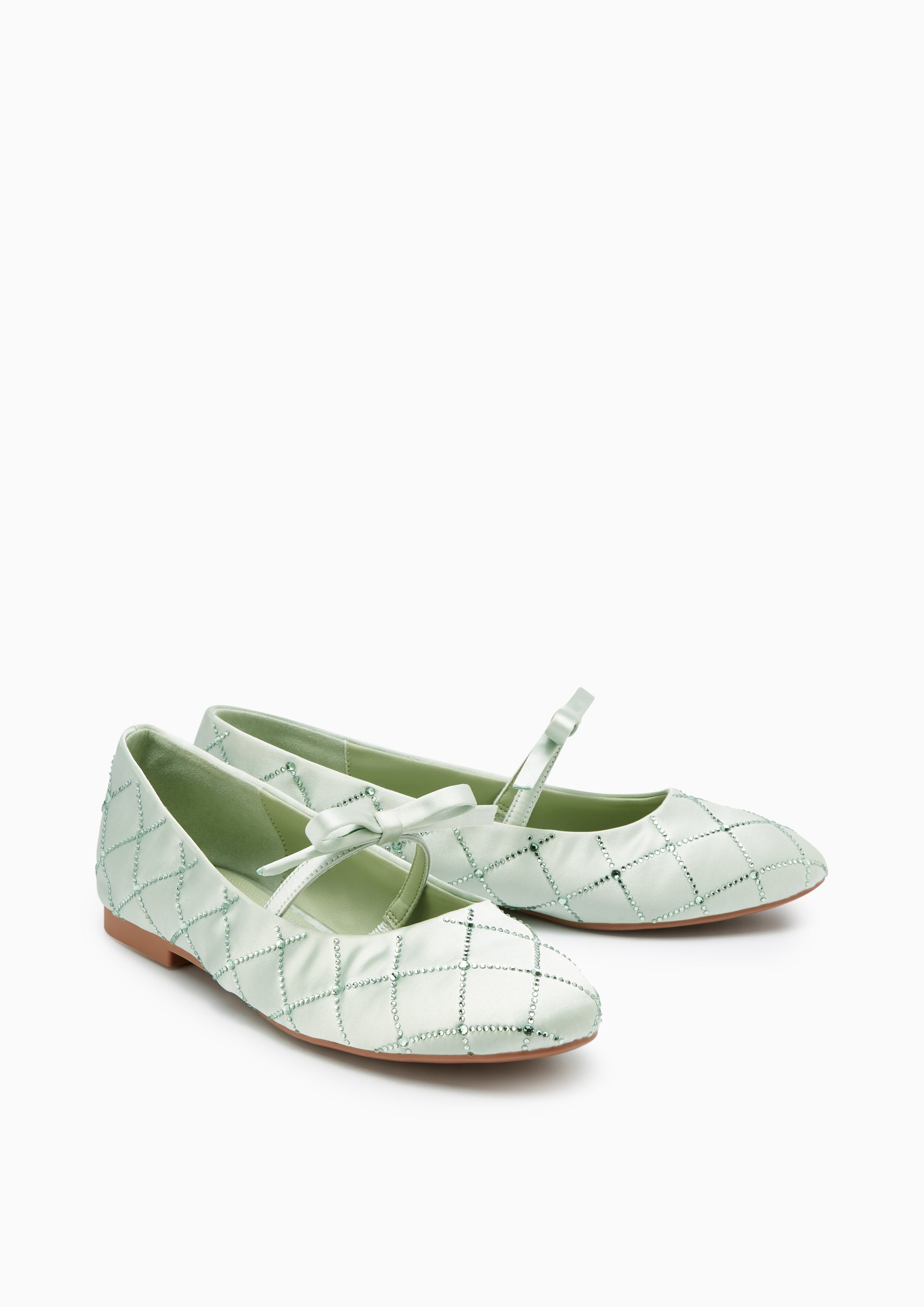 Komi Ballet Infinite Flat Ballerinas Light Green