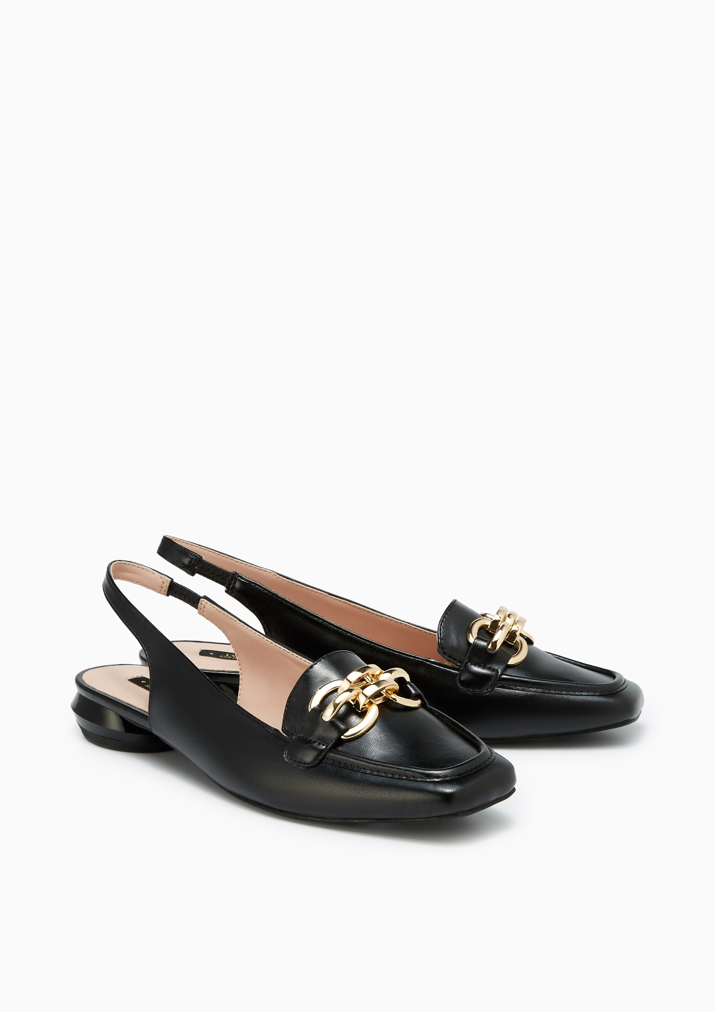 Anoma Low Heel Slingbacks