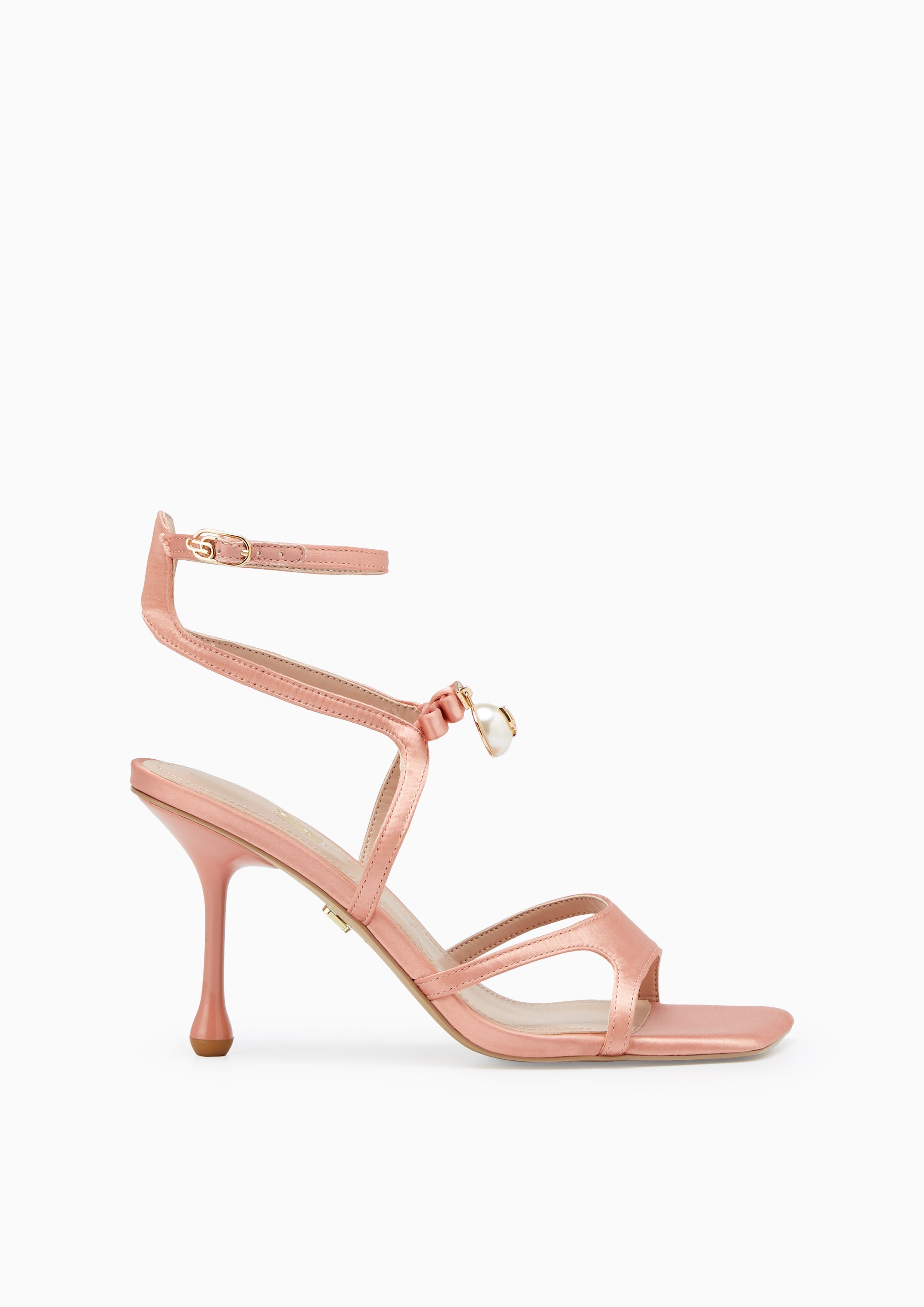 Mula Satin Infinite Sandals Pink