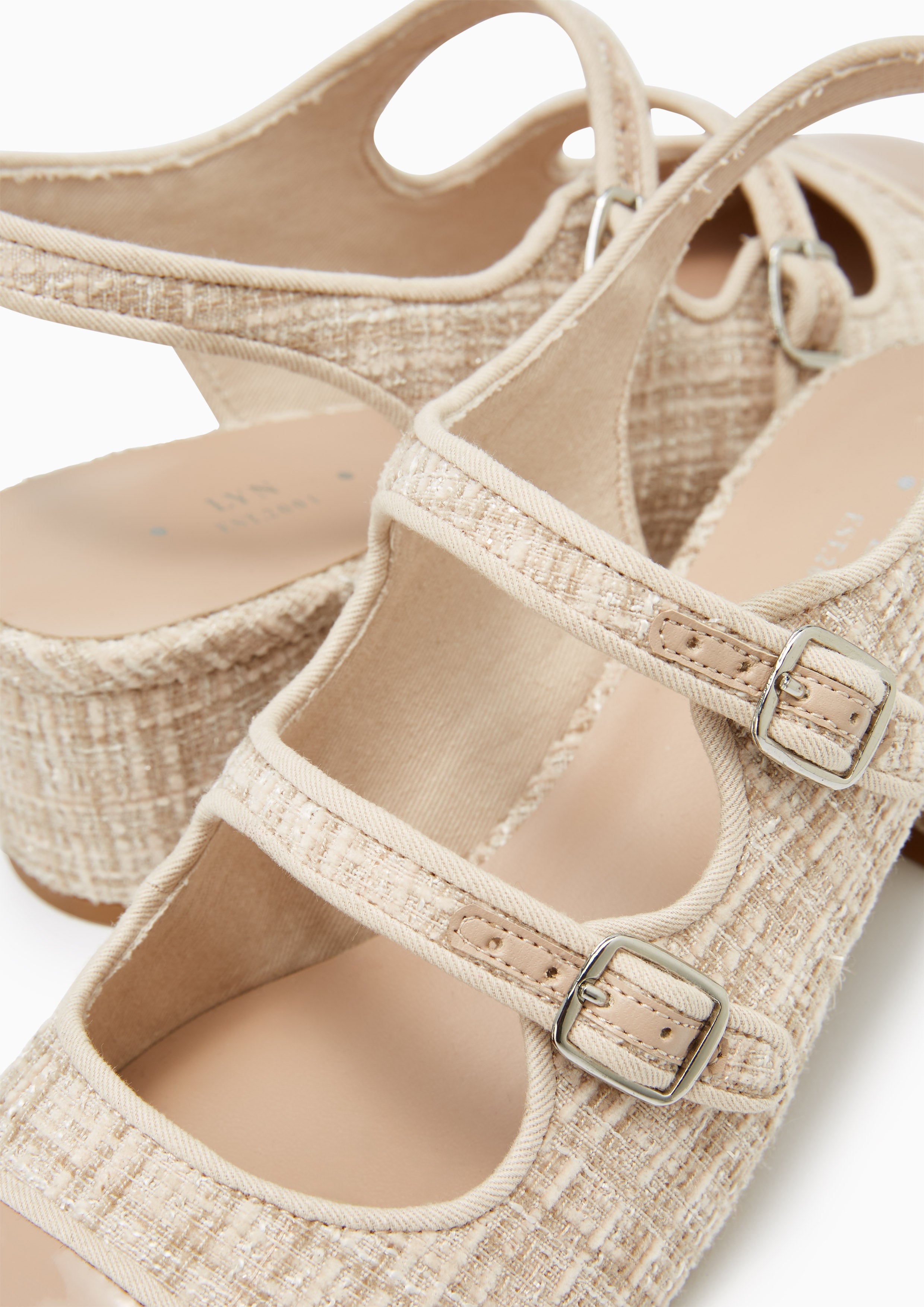 Connor Heel Slingbacks Beige