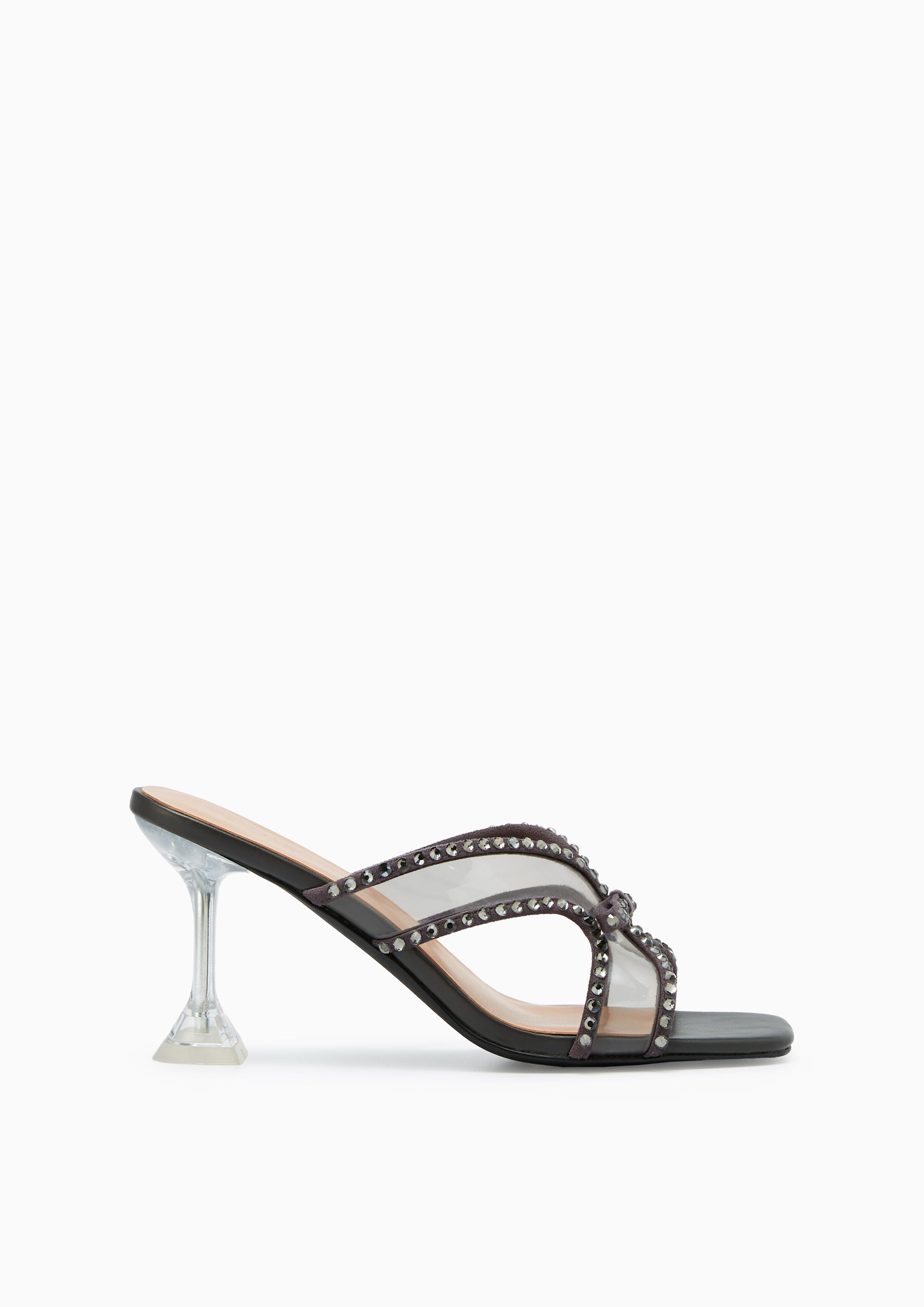 Spencer Heels Sandals Dark Grey