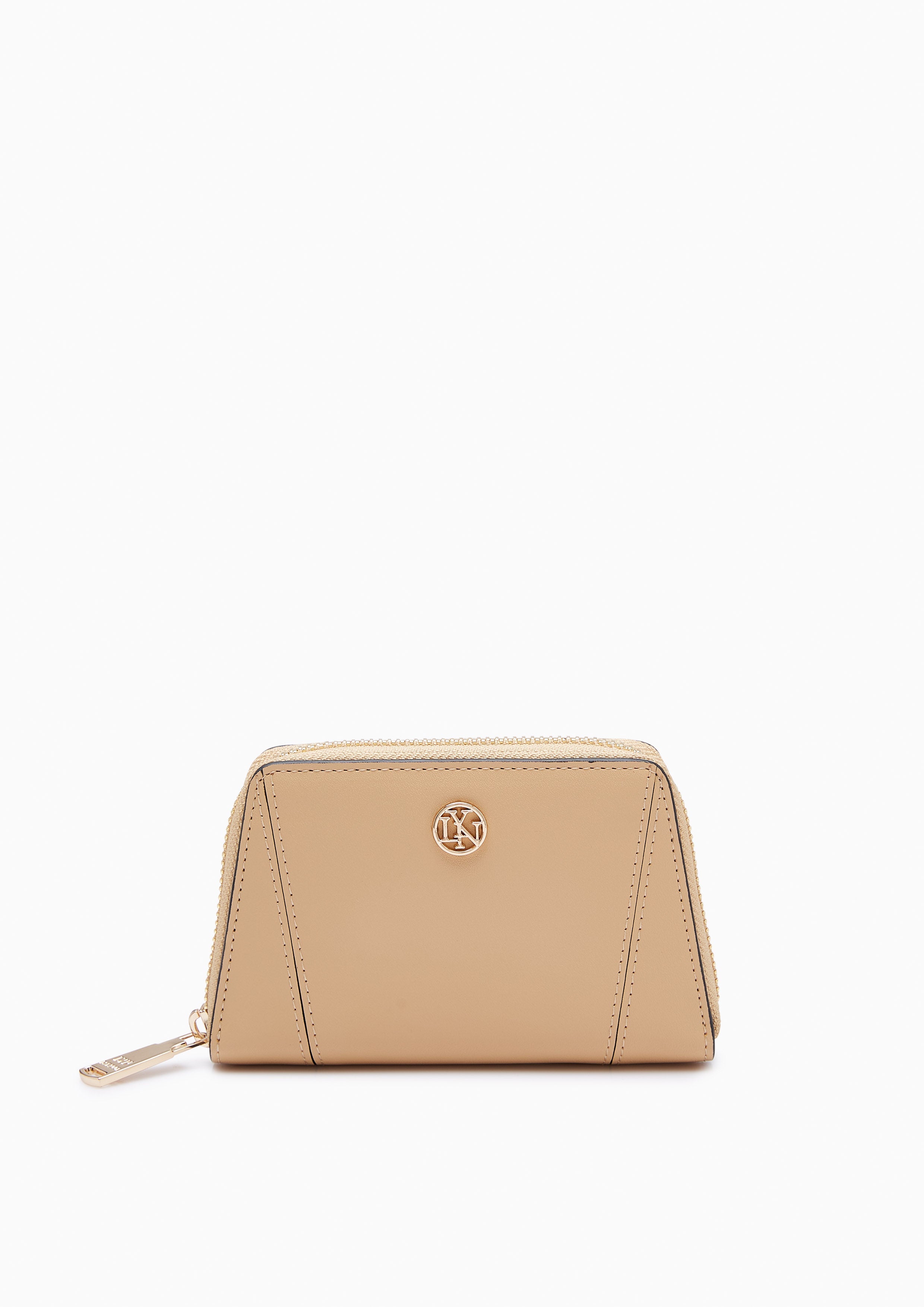 Sista Short Wallet Beige