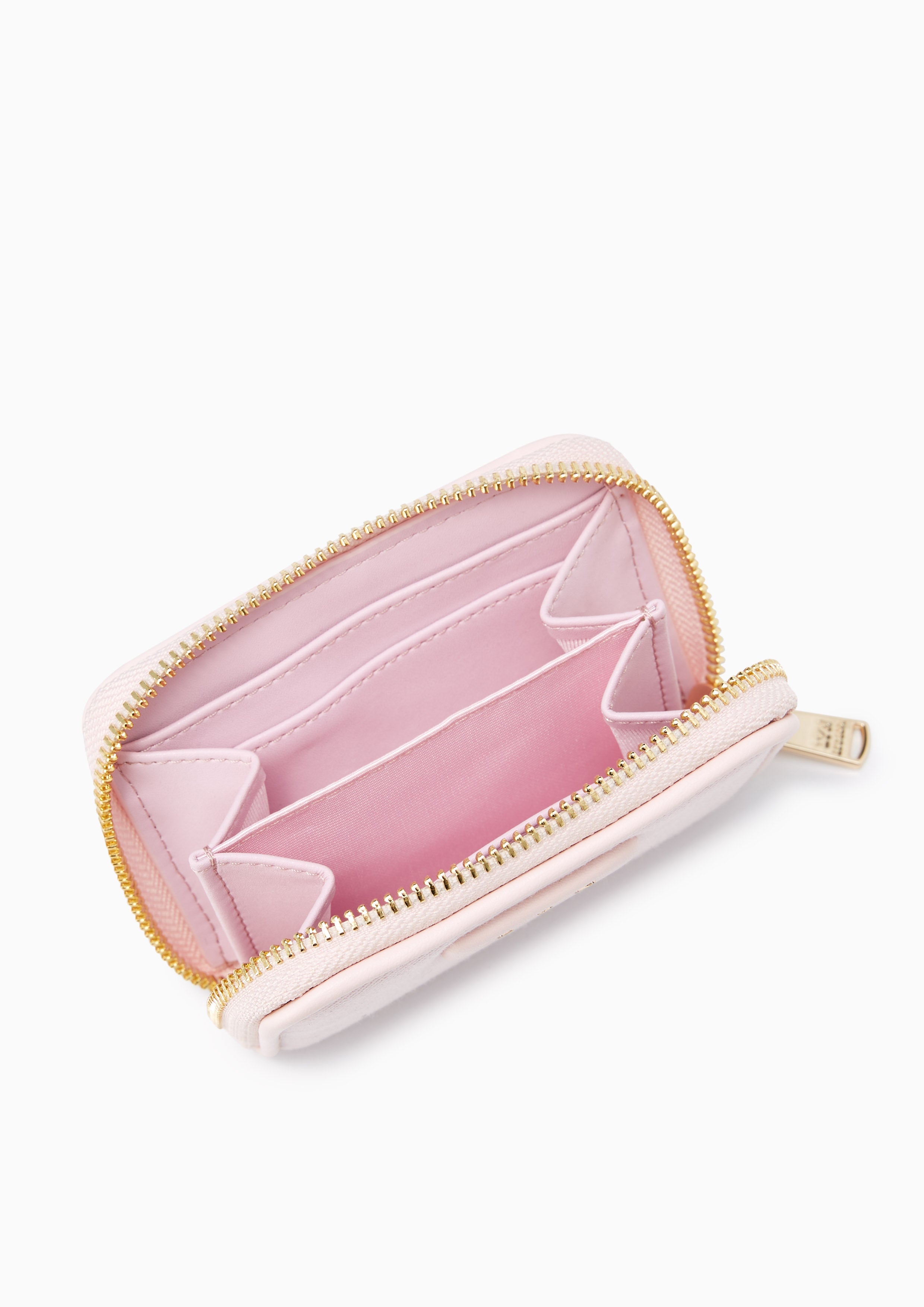 Lora Zip Short Wallet Light Pink