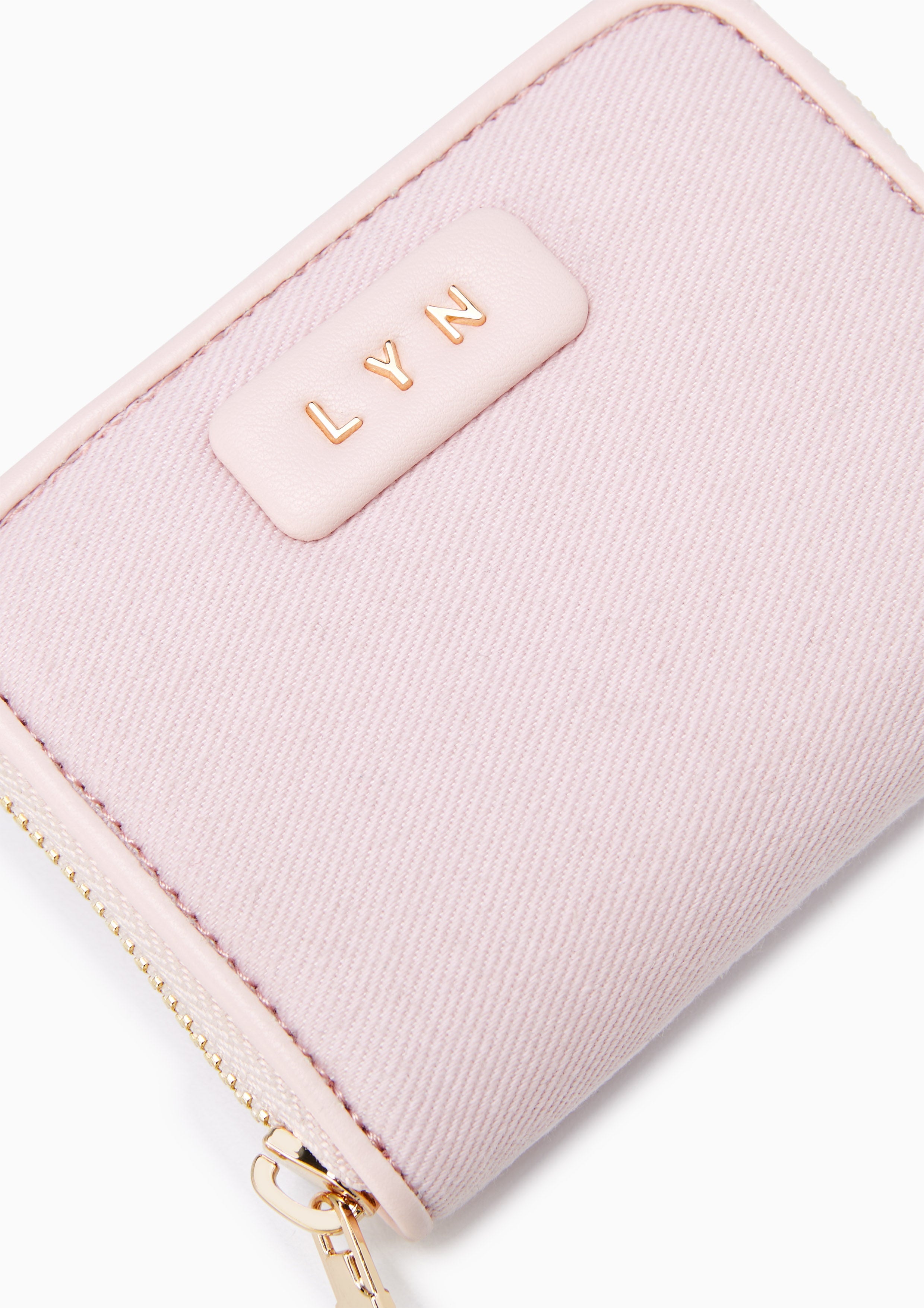 Lora Zip Short Wallet Light Pink