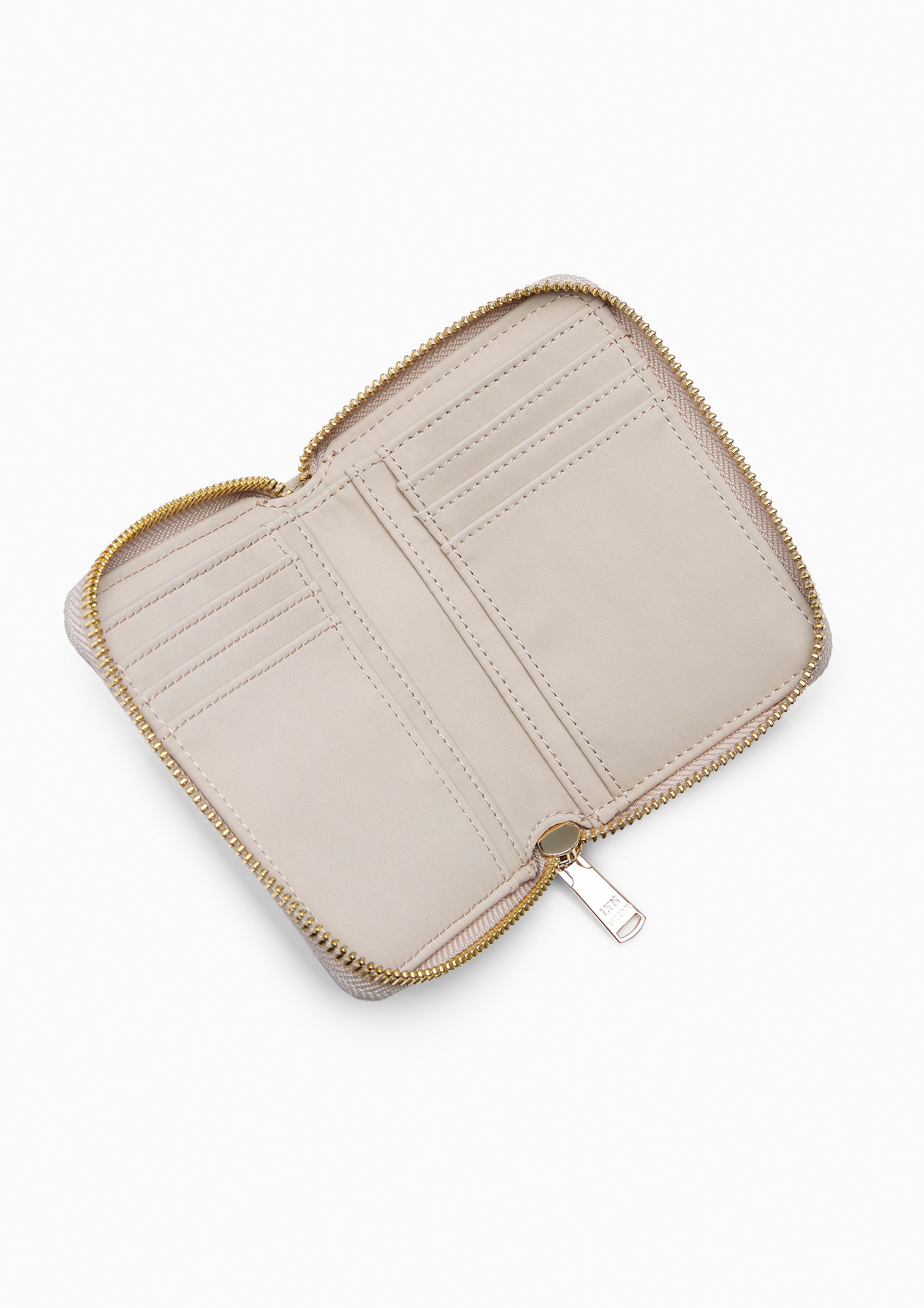 Bimmy Short Wallet Beige