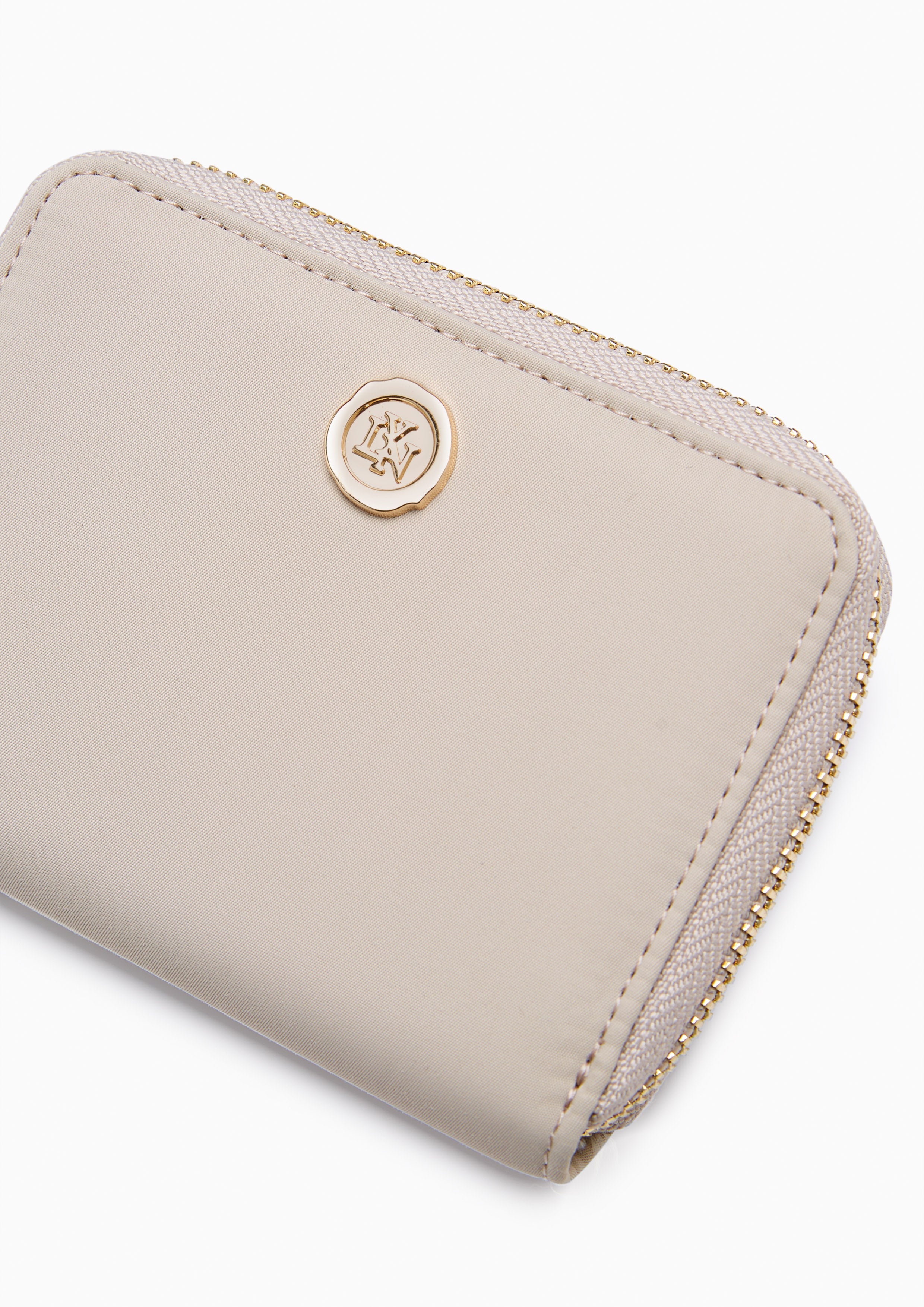 Bimmy Short Wallet Beige